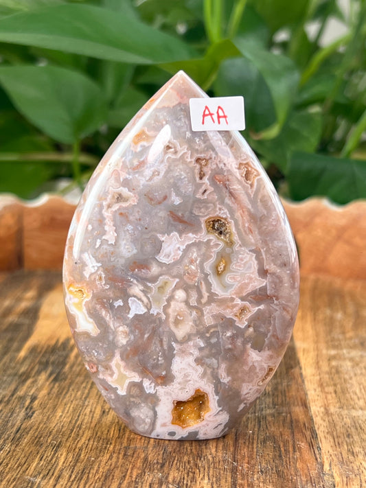 Sumatra Plume Agate Flames