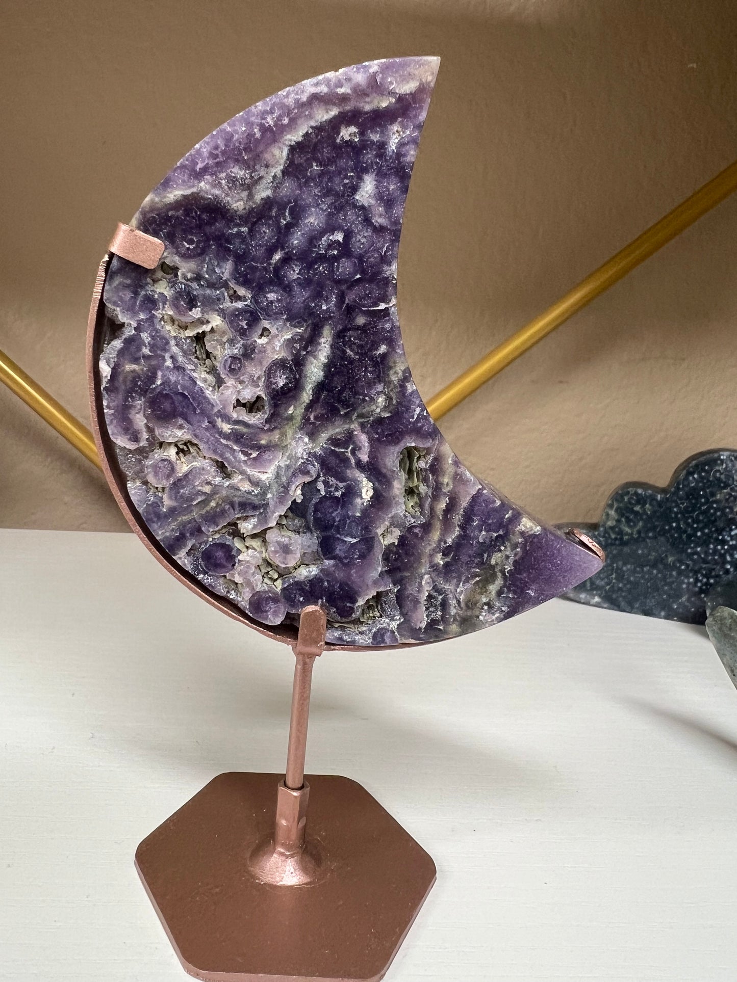 Grape Agate Moon