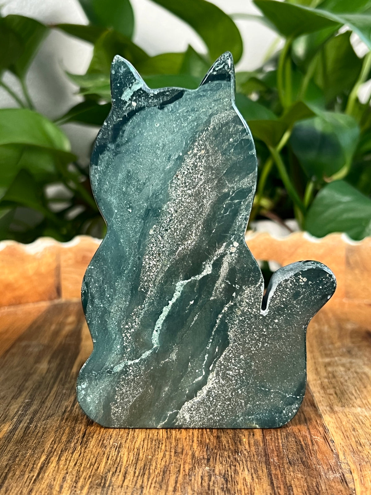Blue Green Jasper Cats