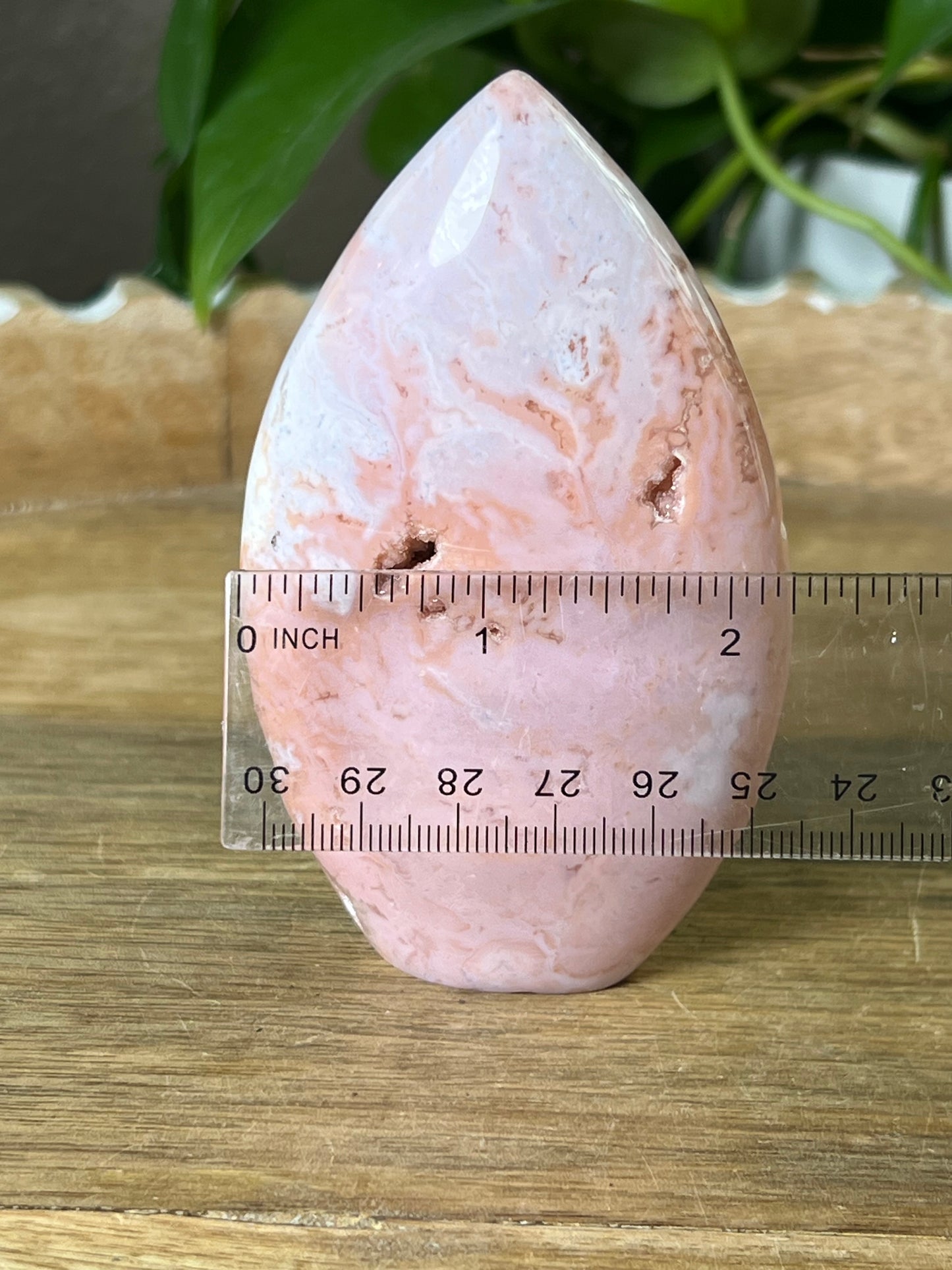 Pink Carnelian Flame