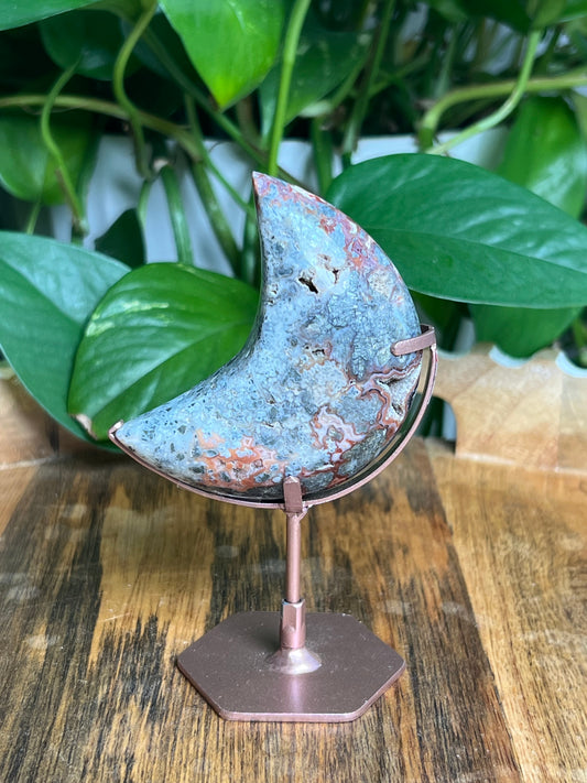 Marcasite Mini Puffy Moon: DN
