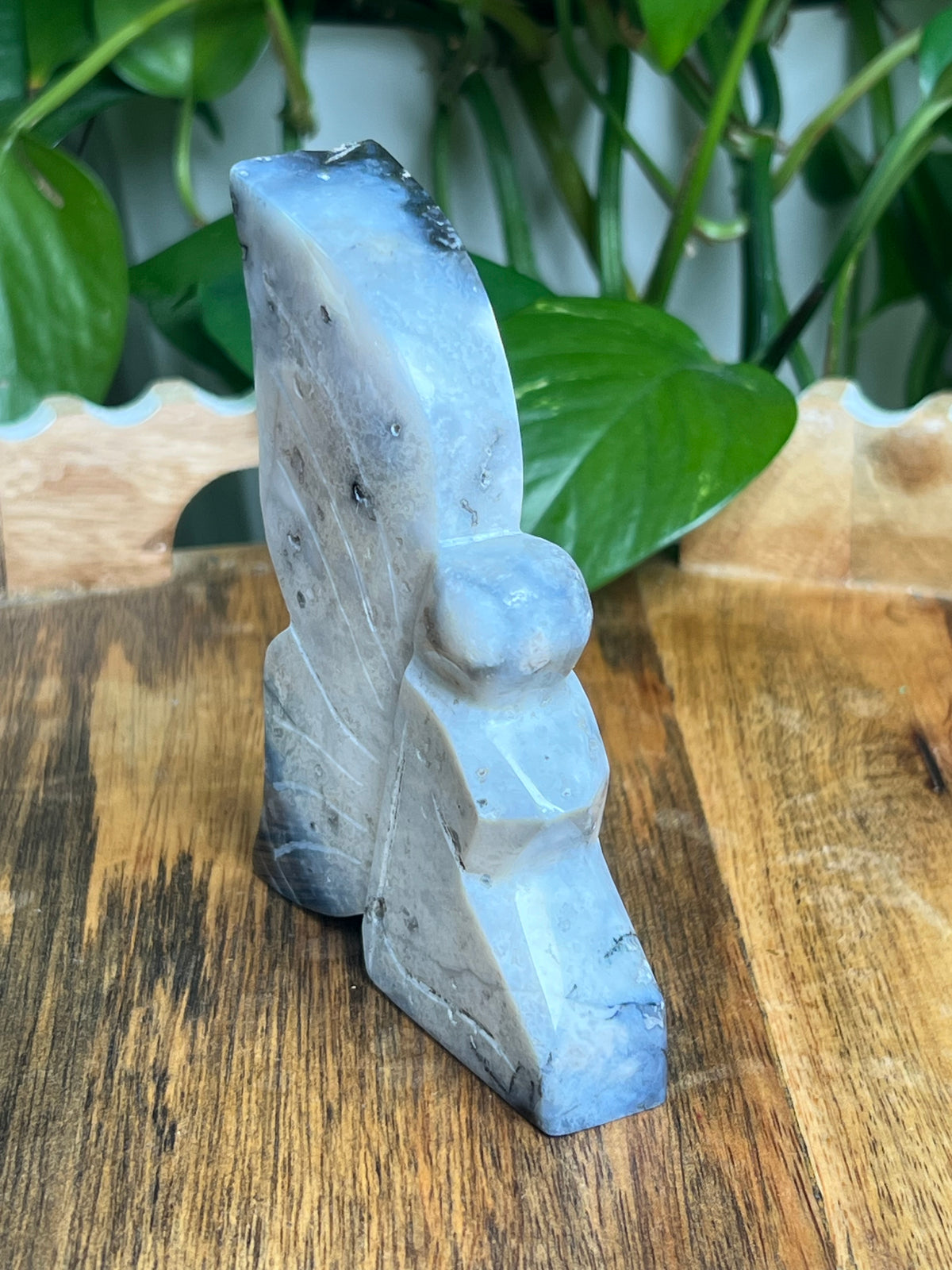 Blue Plume Agate Fairy: C