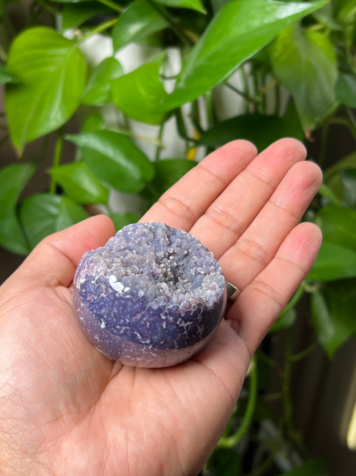 Grape Agate Sphere