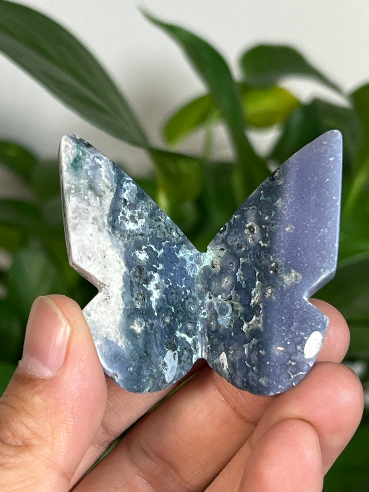 Grape Agate 3D Butterflies