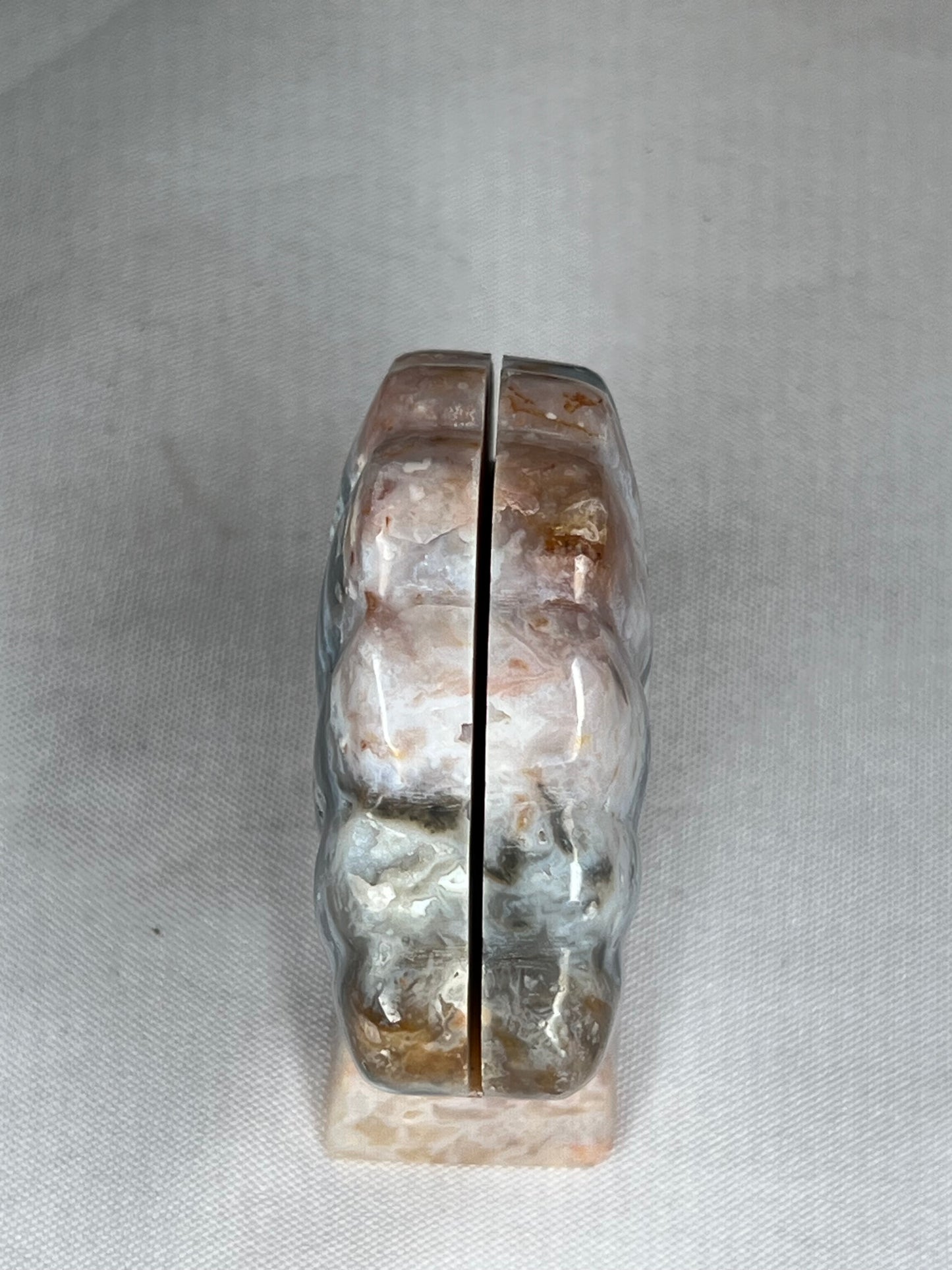 Rainbow Plume Agate Shell