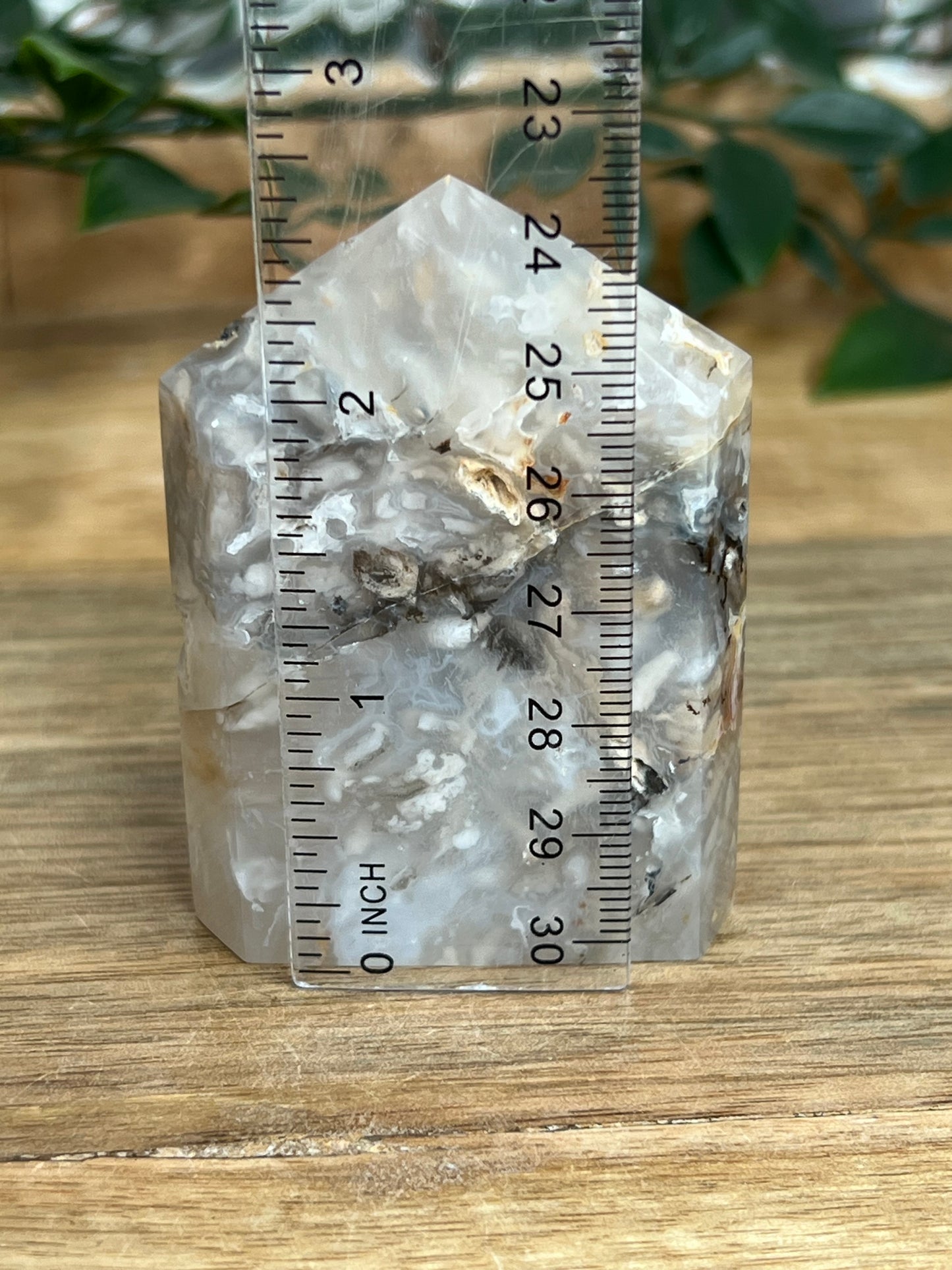 Dendritic Tiger Agate Tower
