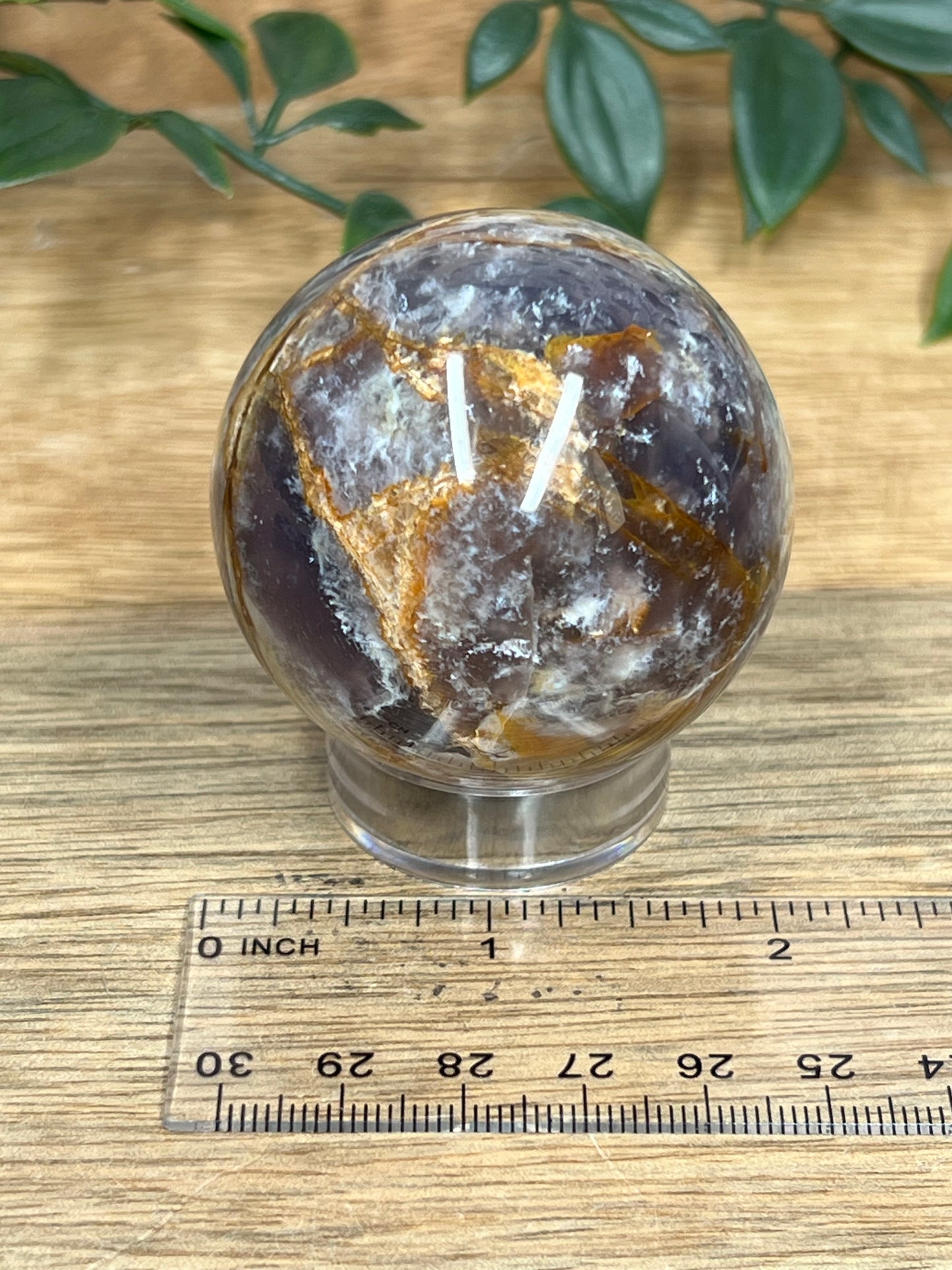 Purple Chalcedony Sphere