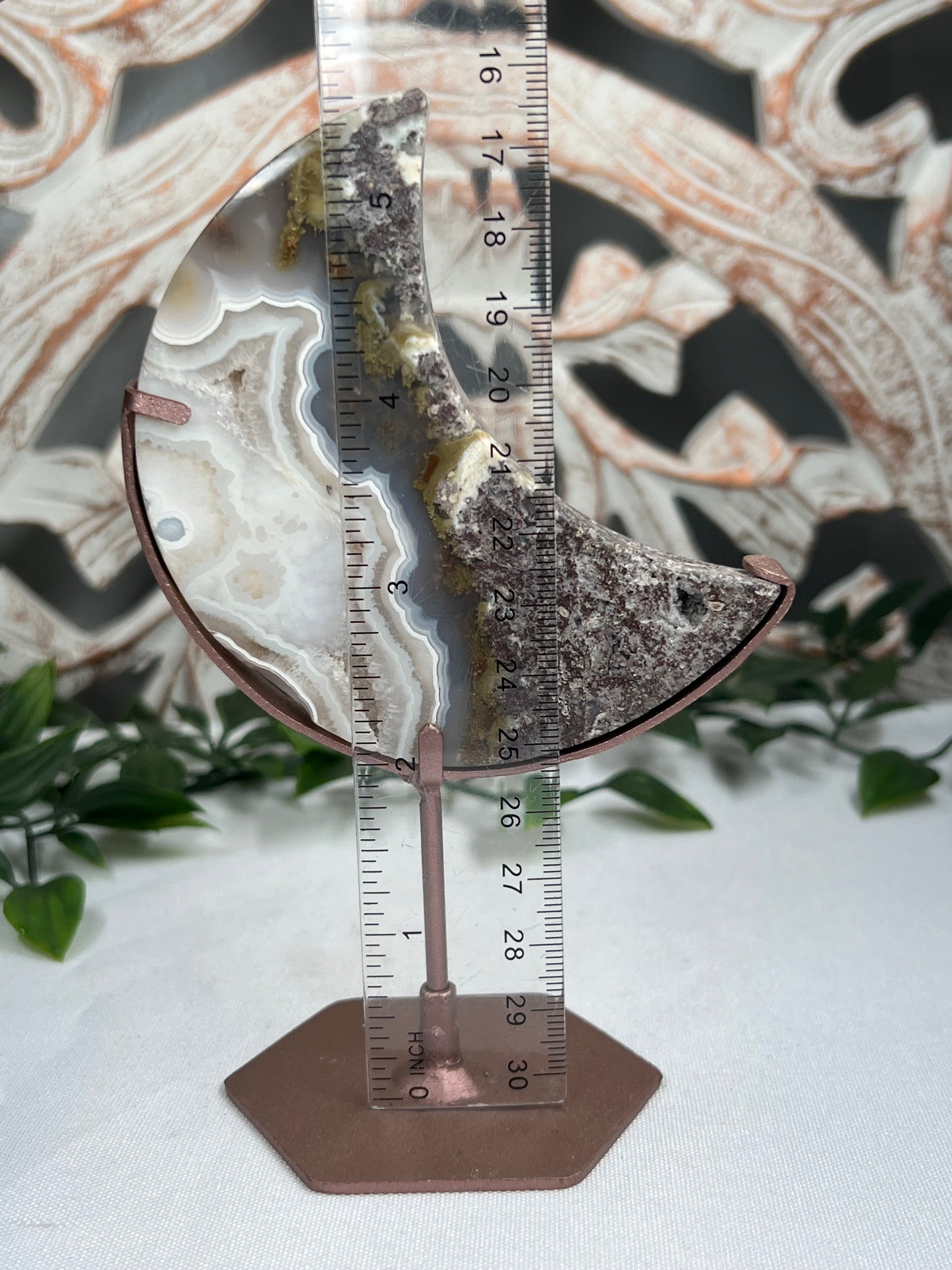 Scenic Moss Agate Moon