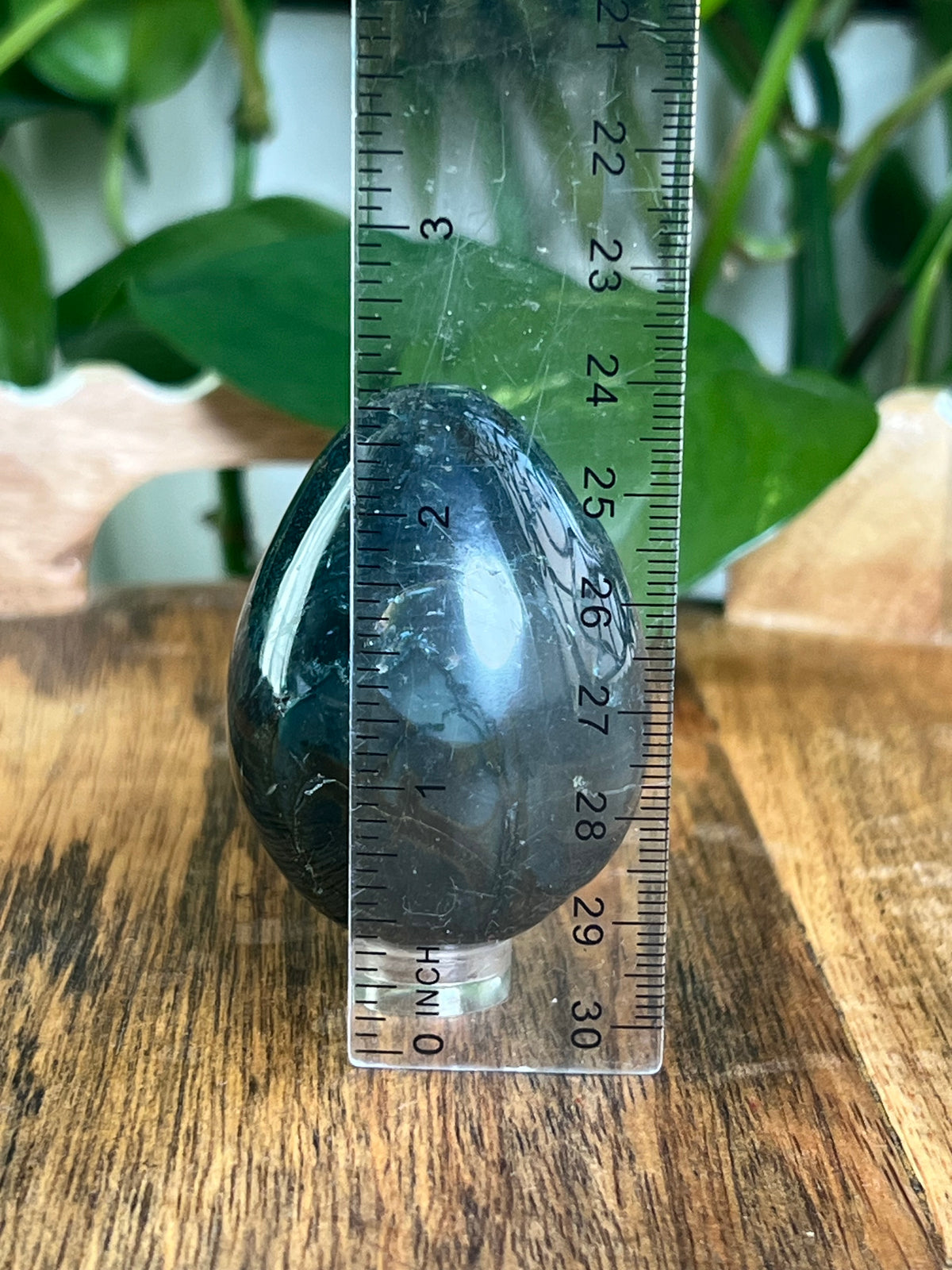 Blue Green Jasper Egg: RA