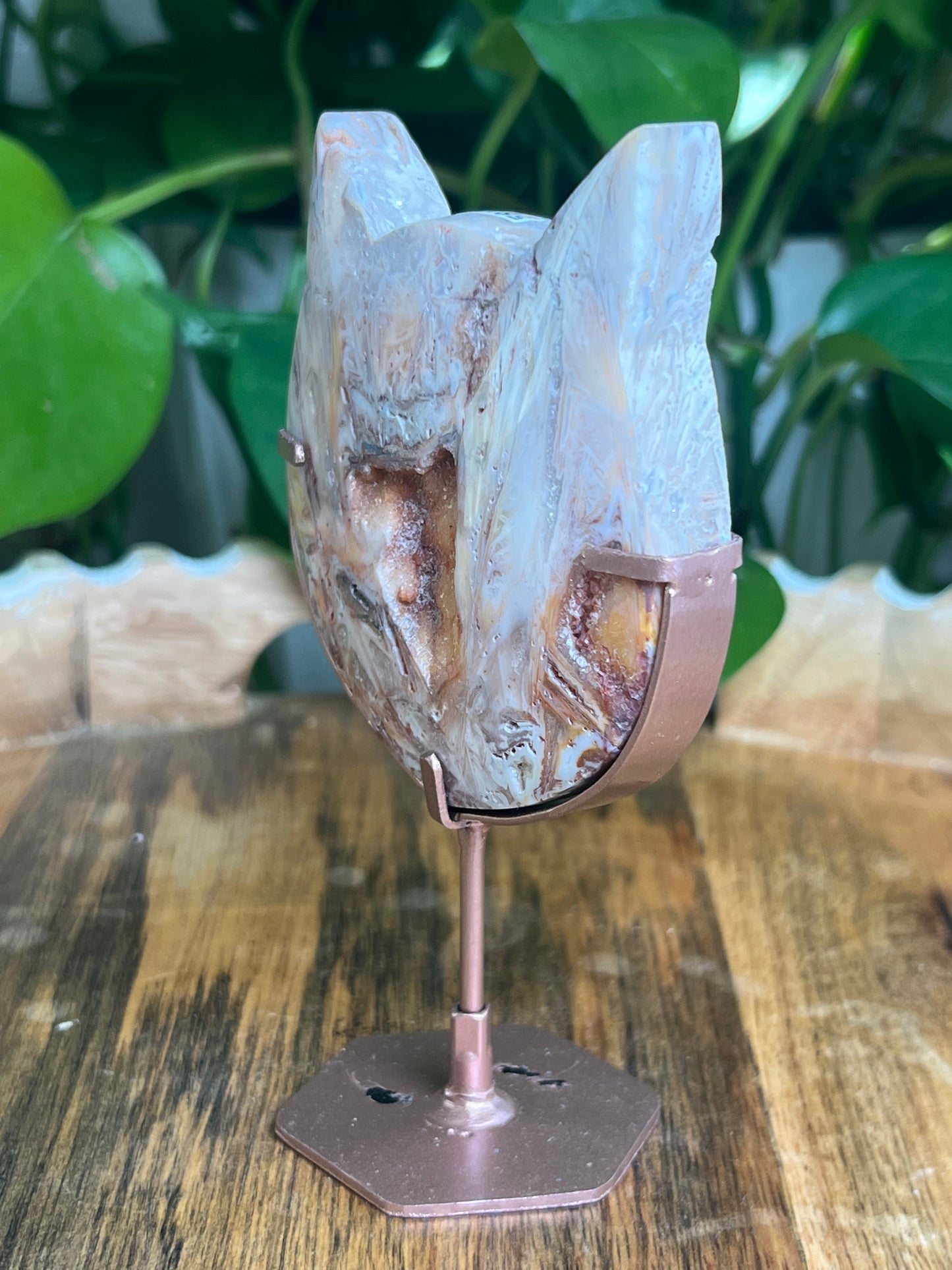 Tube Agate Cat Head: NC