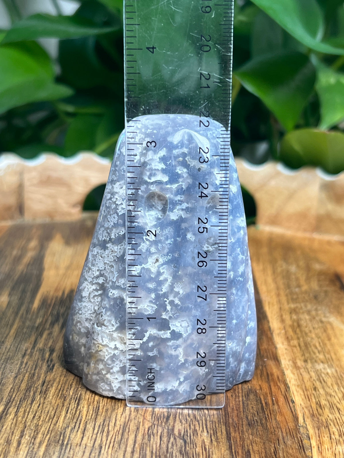 Blue Plume Agate Ghost: E