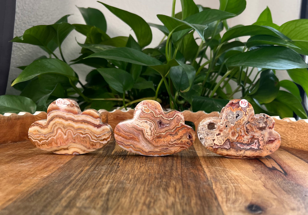 Crazy Lace Agate Self Standing Clouds