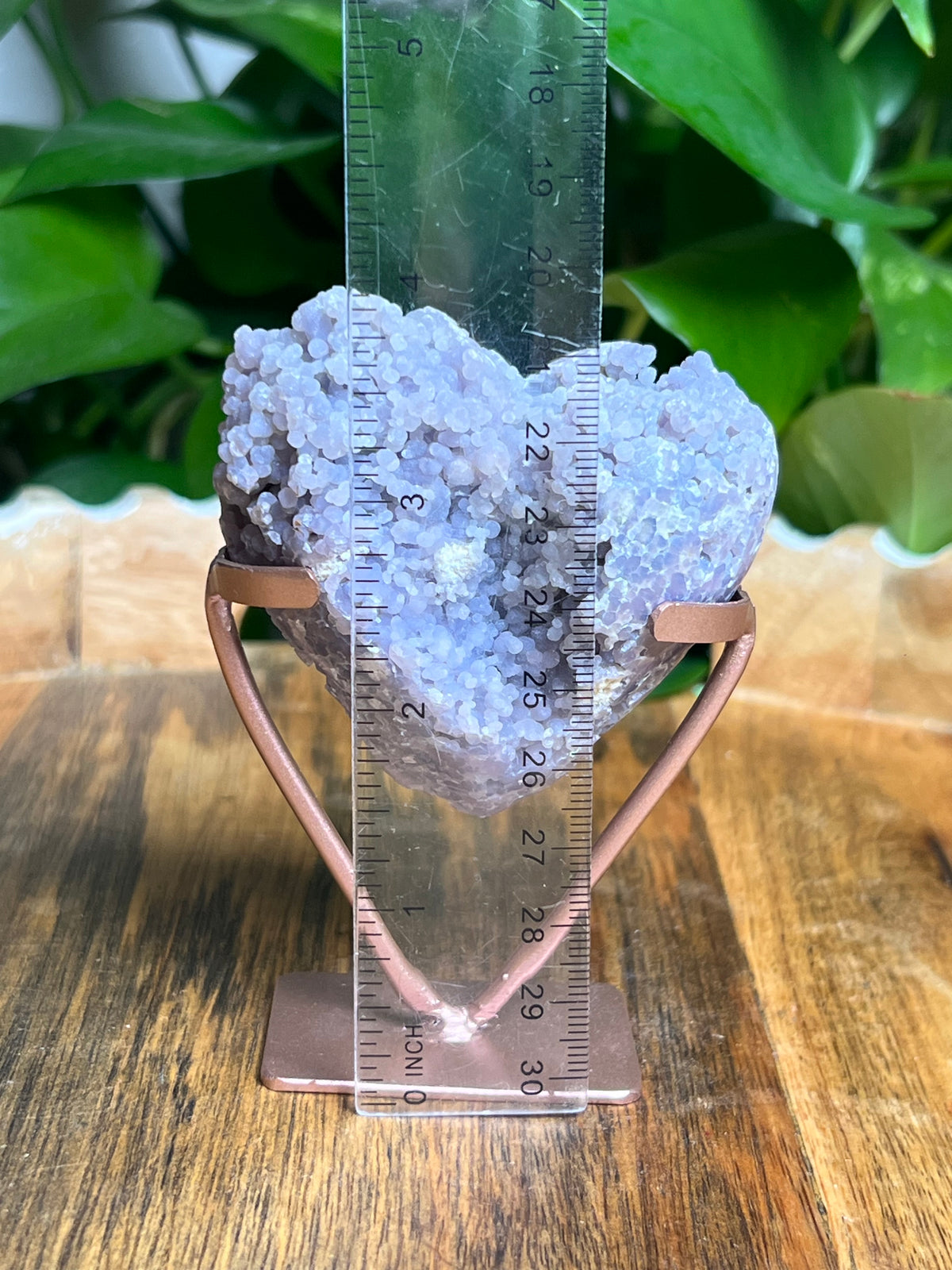 Grape Agate Heart: BL