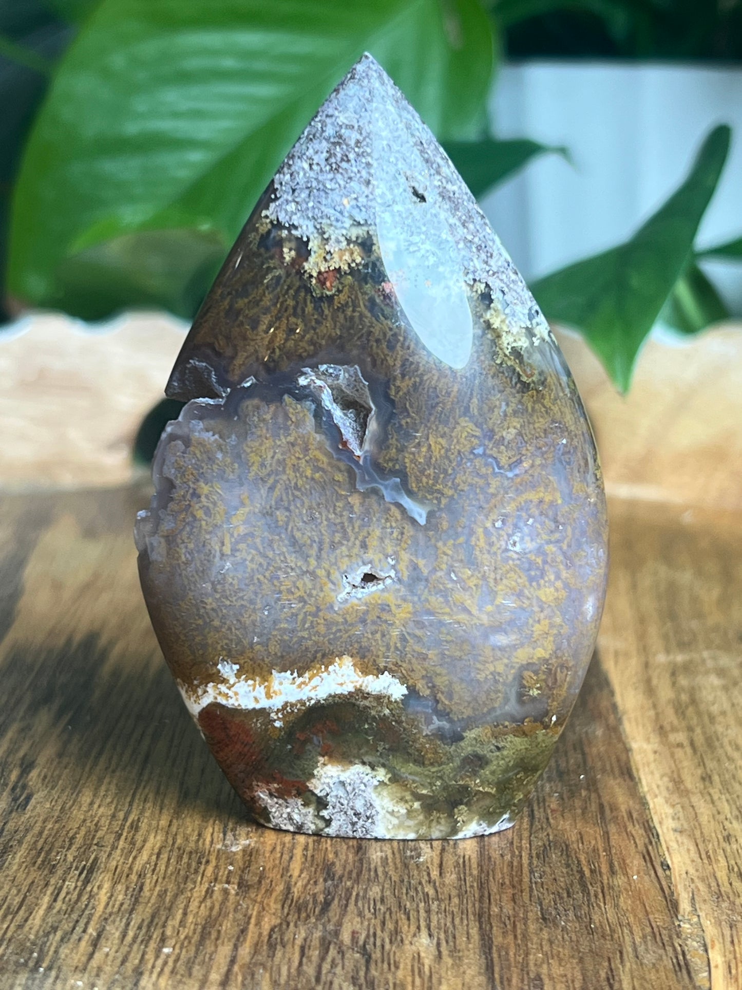 Scenic Moss Agate Flame BL