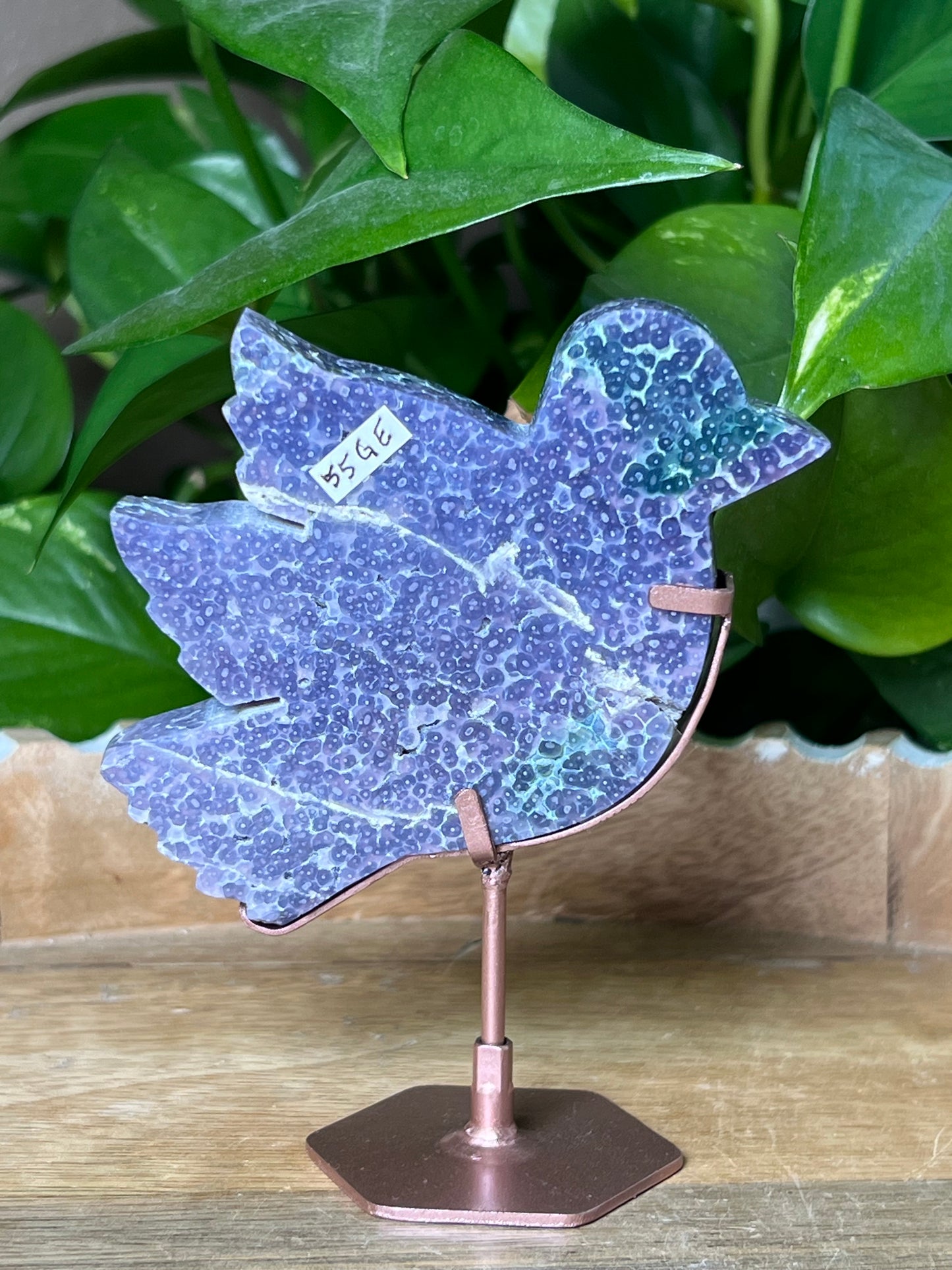 Grape Agate Bird