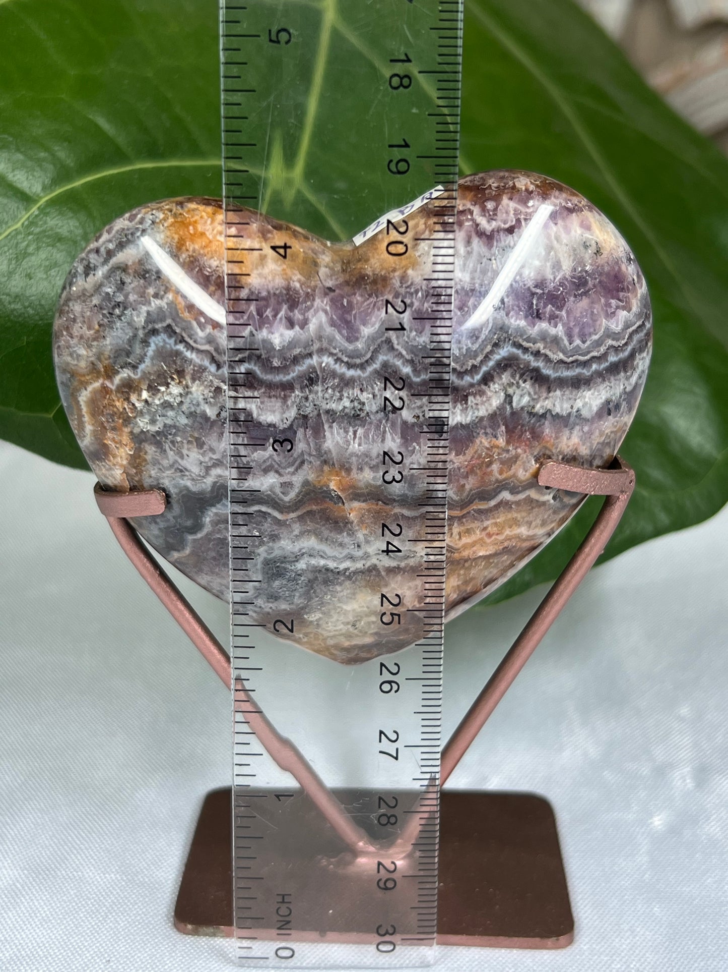 Indonesian Amethyst Heart