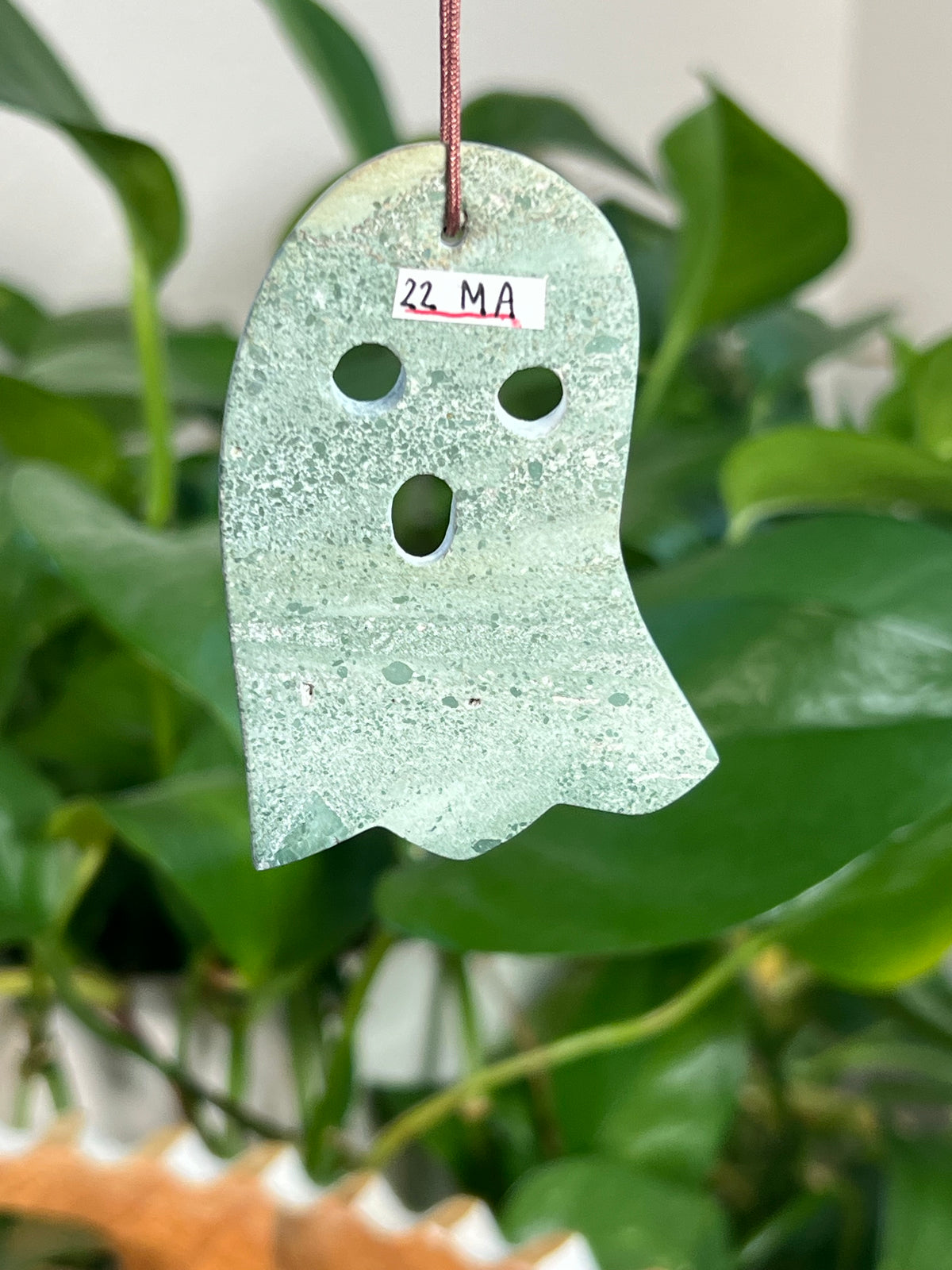 Blue Green Jasper Ghost Ornaments