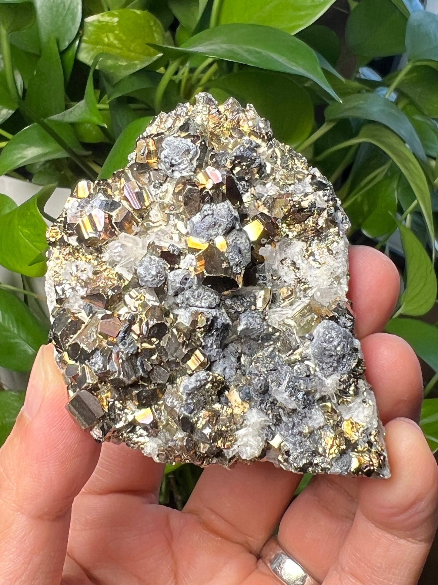 Rainbow Pyrite