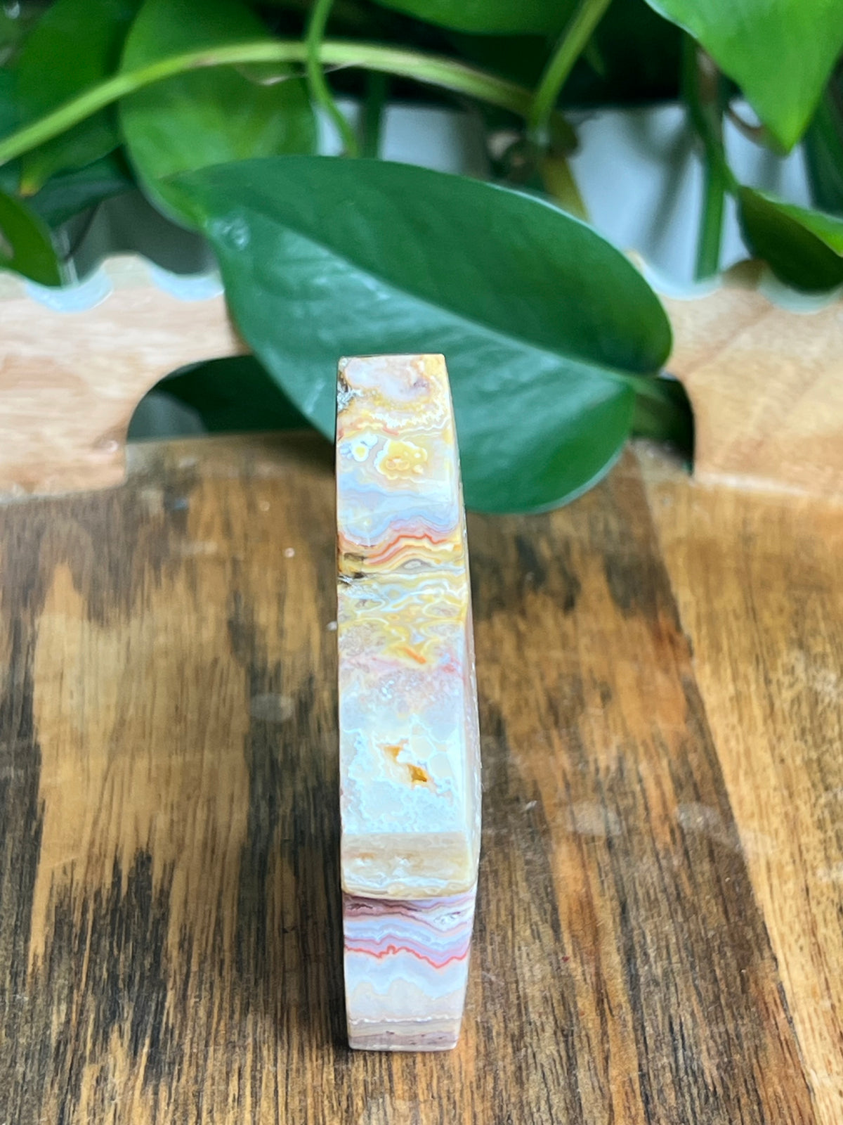 Crazy Lace Agate Flower: CA