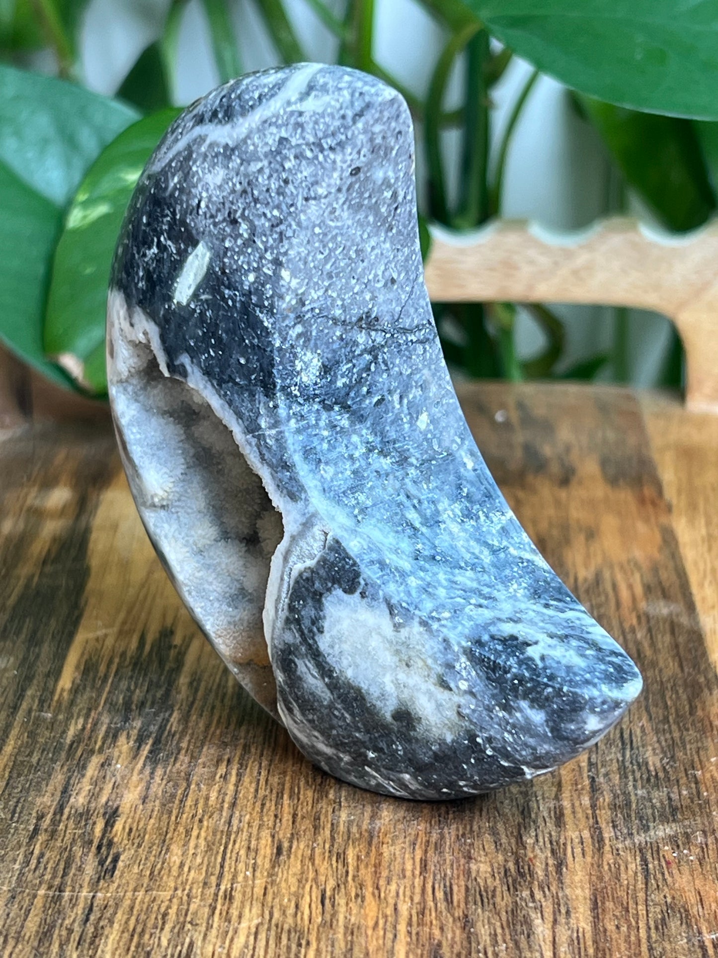 Sphalerite Self-Standing Moon: DA