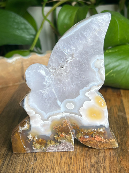 Scenic Moss Agate Fairy
