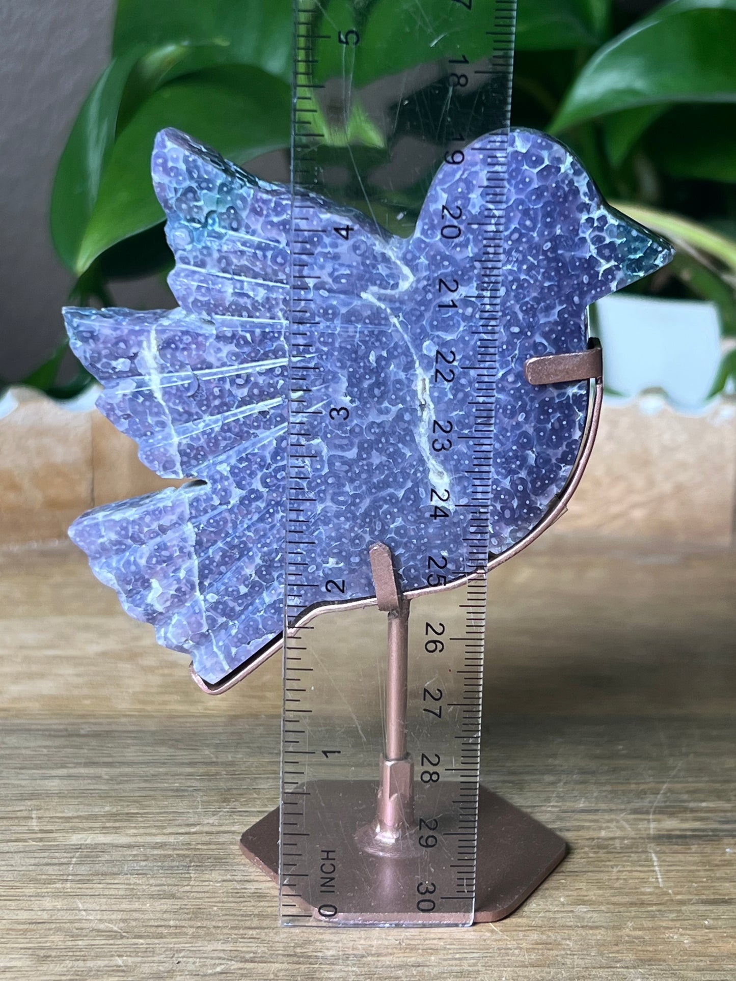 Grape Agate Bird