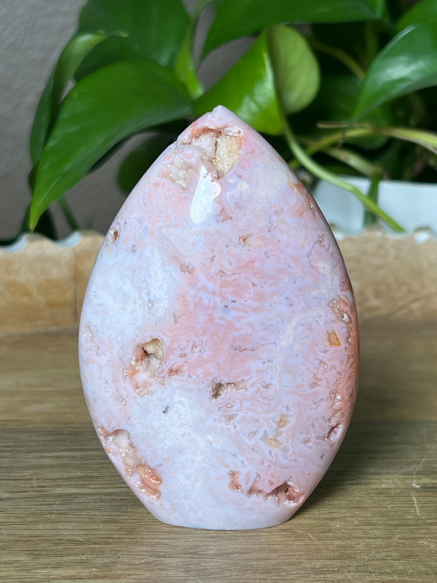 Pink Carnelian Flame