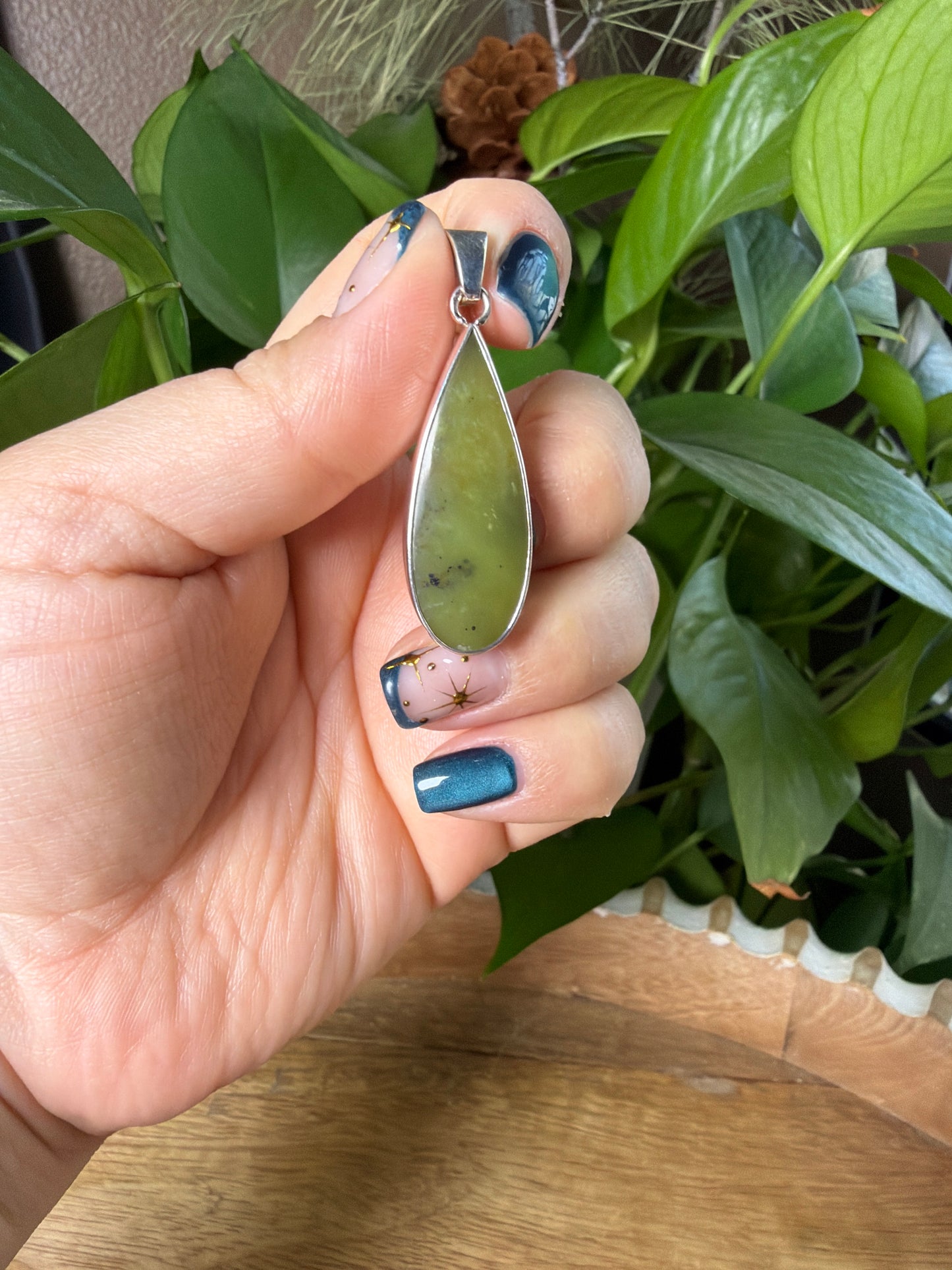 Idocrase Water Drop Pendant