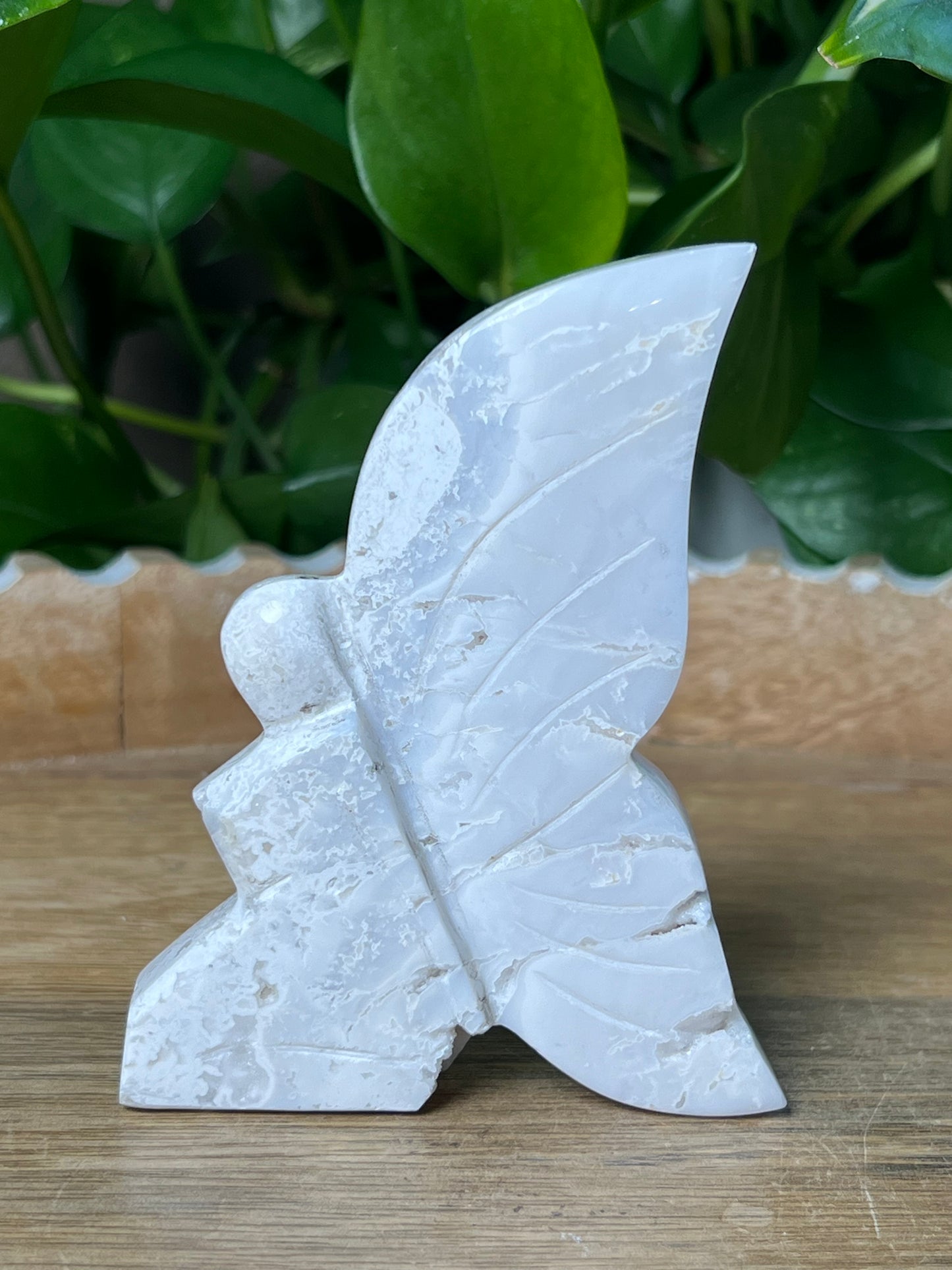 White Plume Agate Fairy
