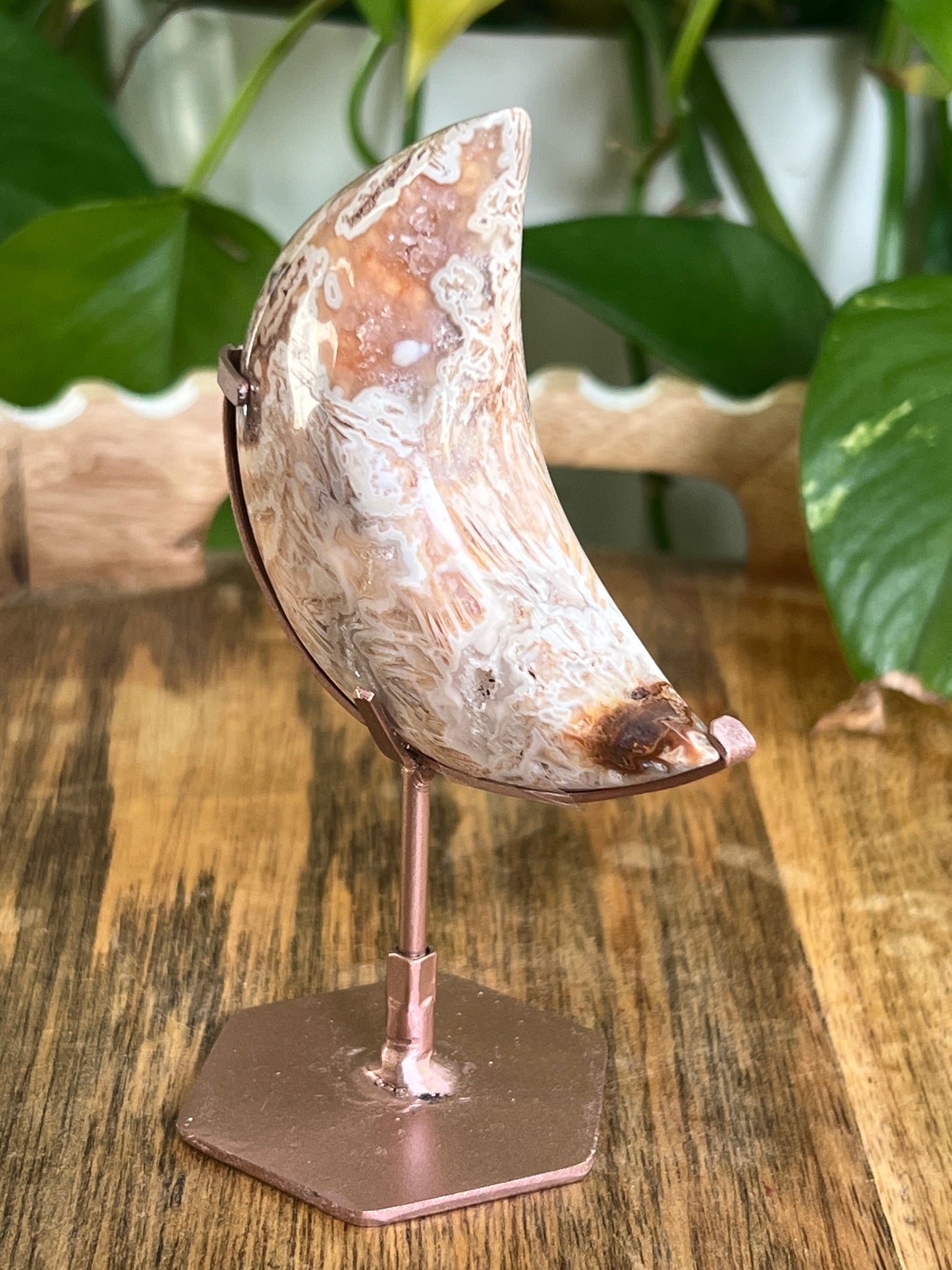 Tube Agate Moon RU