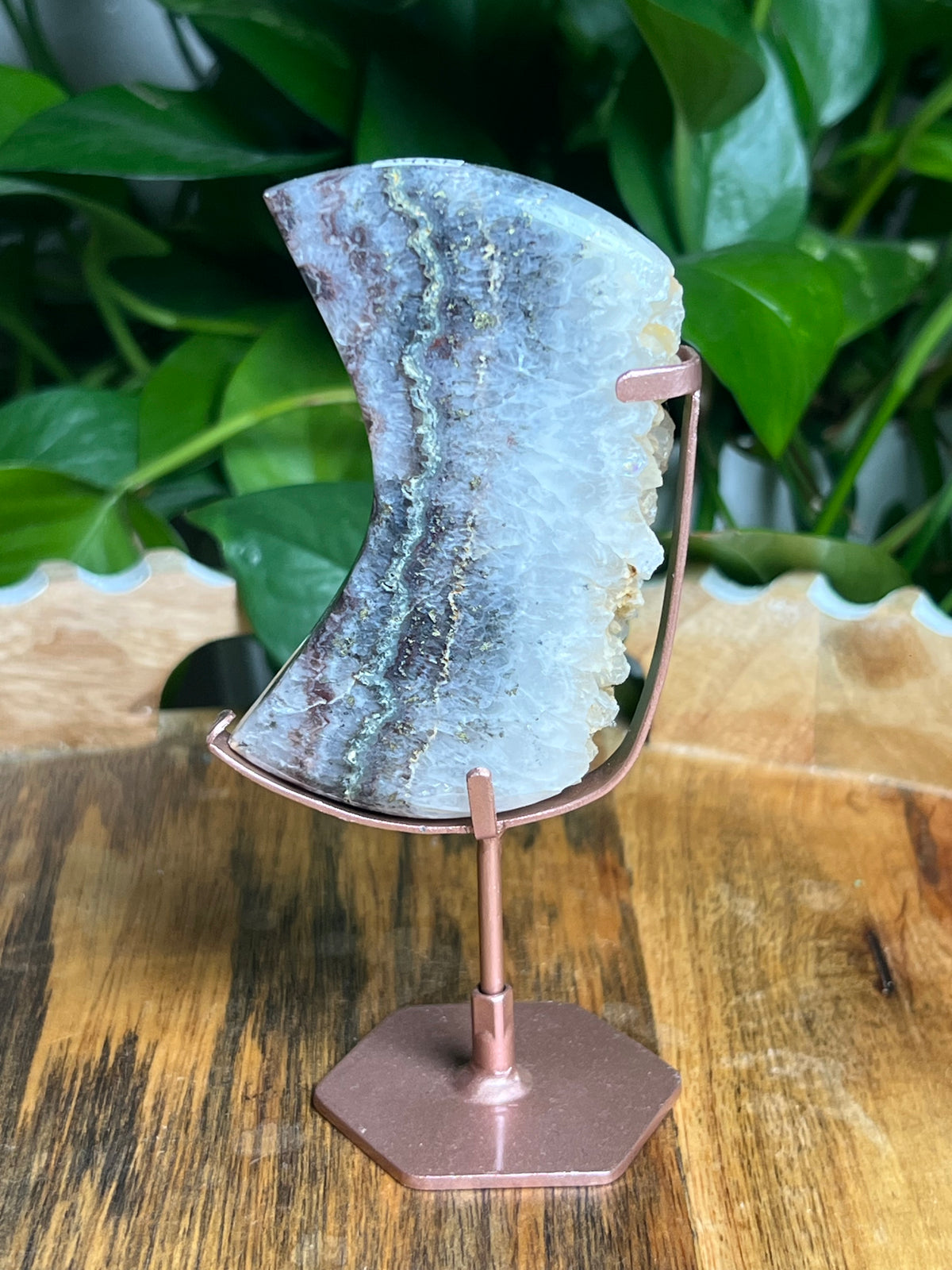Amethyst Agate Moon: RK