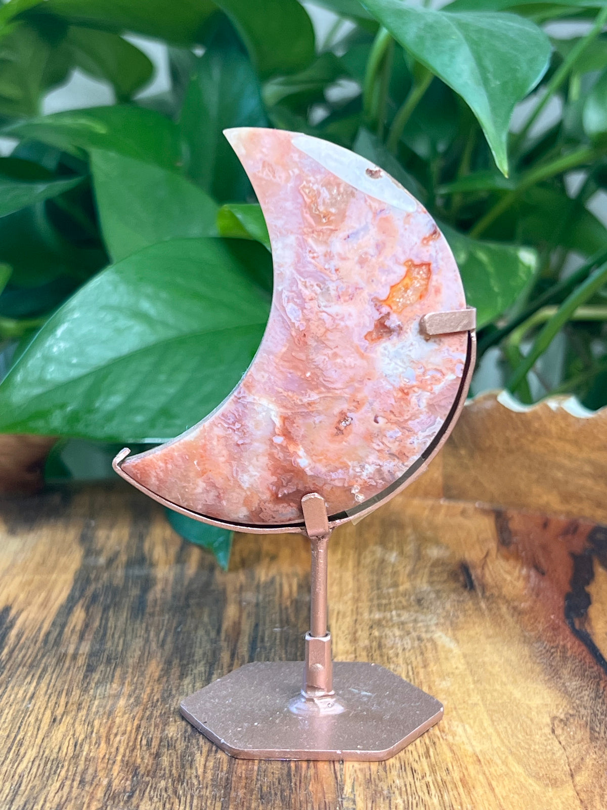 Pink Carnelian Moon: HC