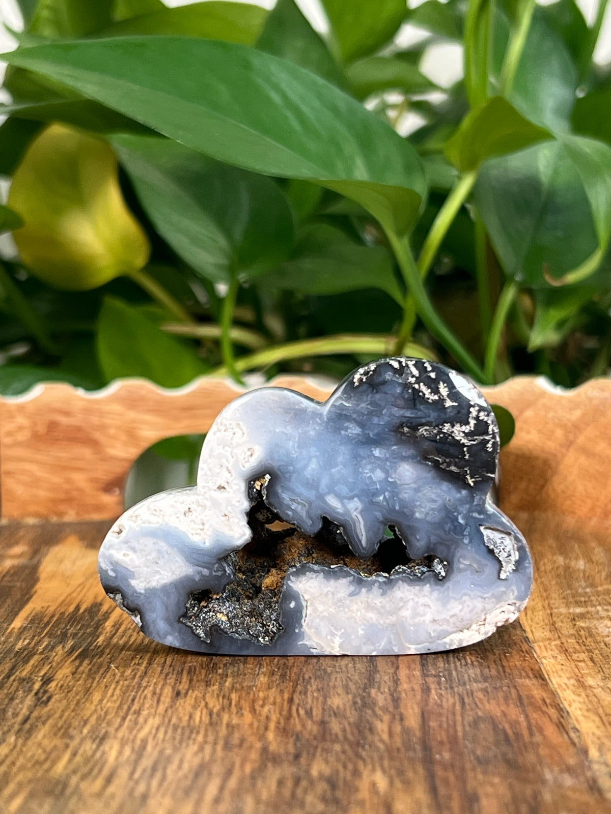 Blue Plume Agate Mini Clouds
