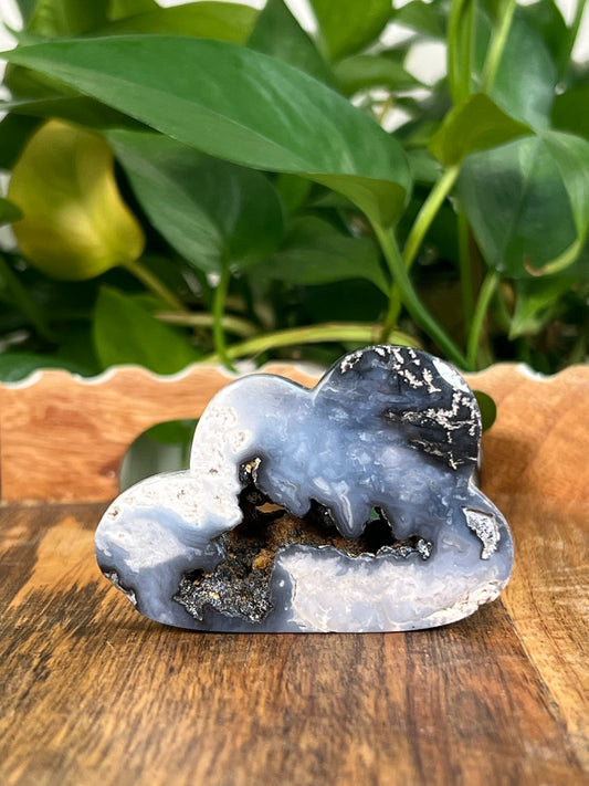 Blue Plume Agate Mini Clouds