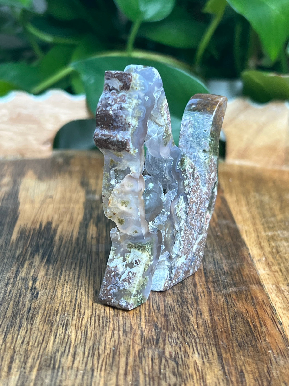 Scenic Moss Agate Cat: RH