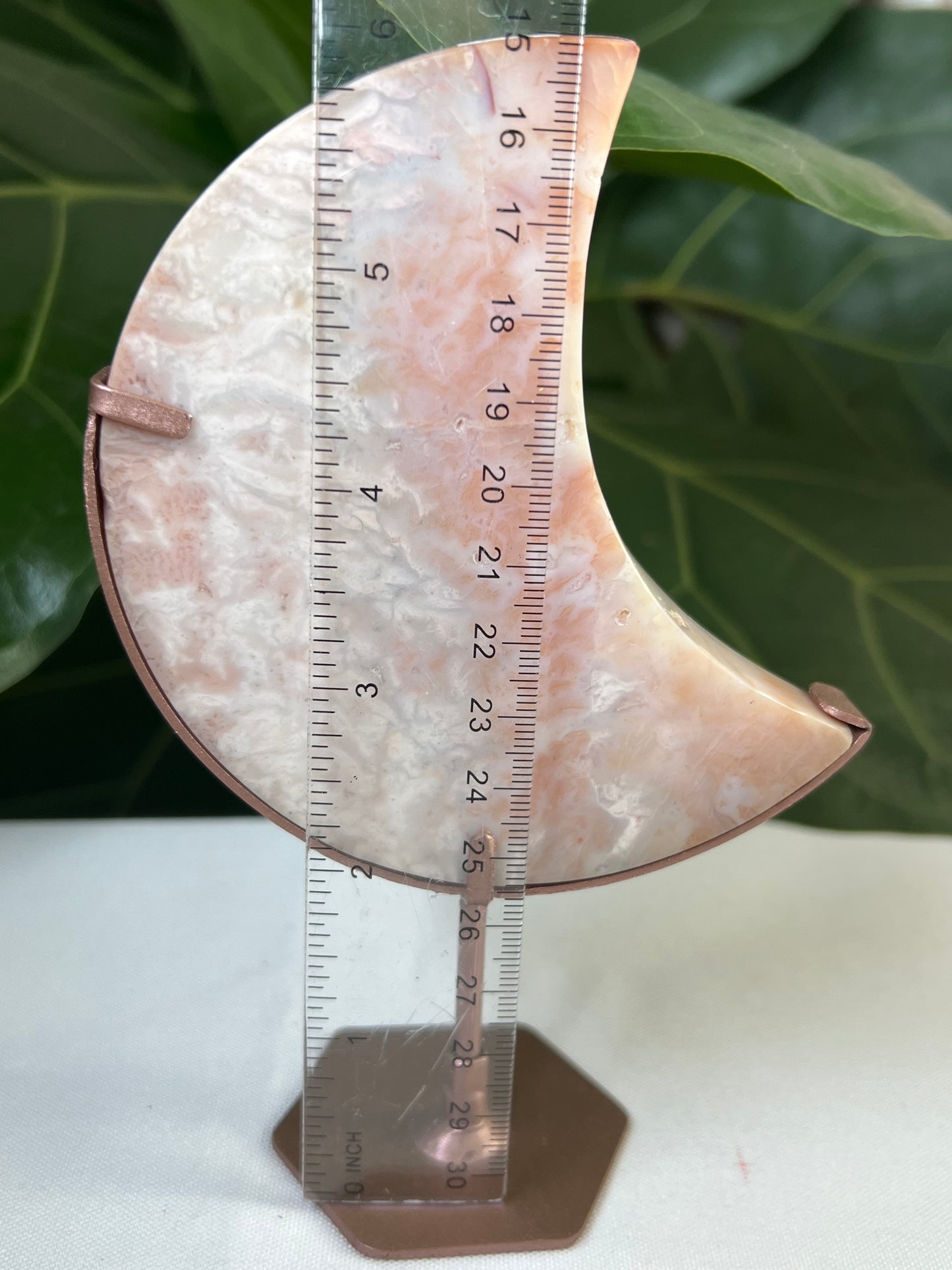 Pink Carnelian Moon
