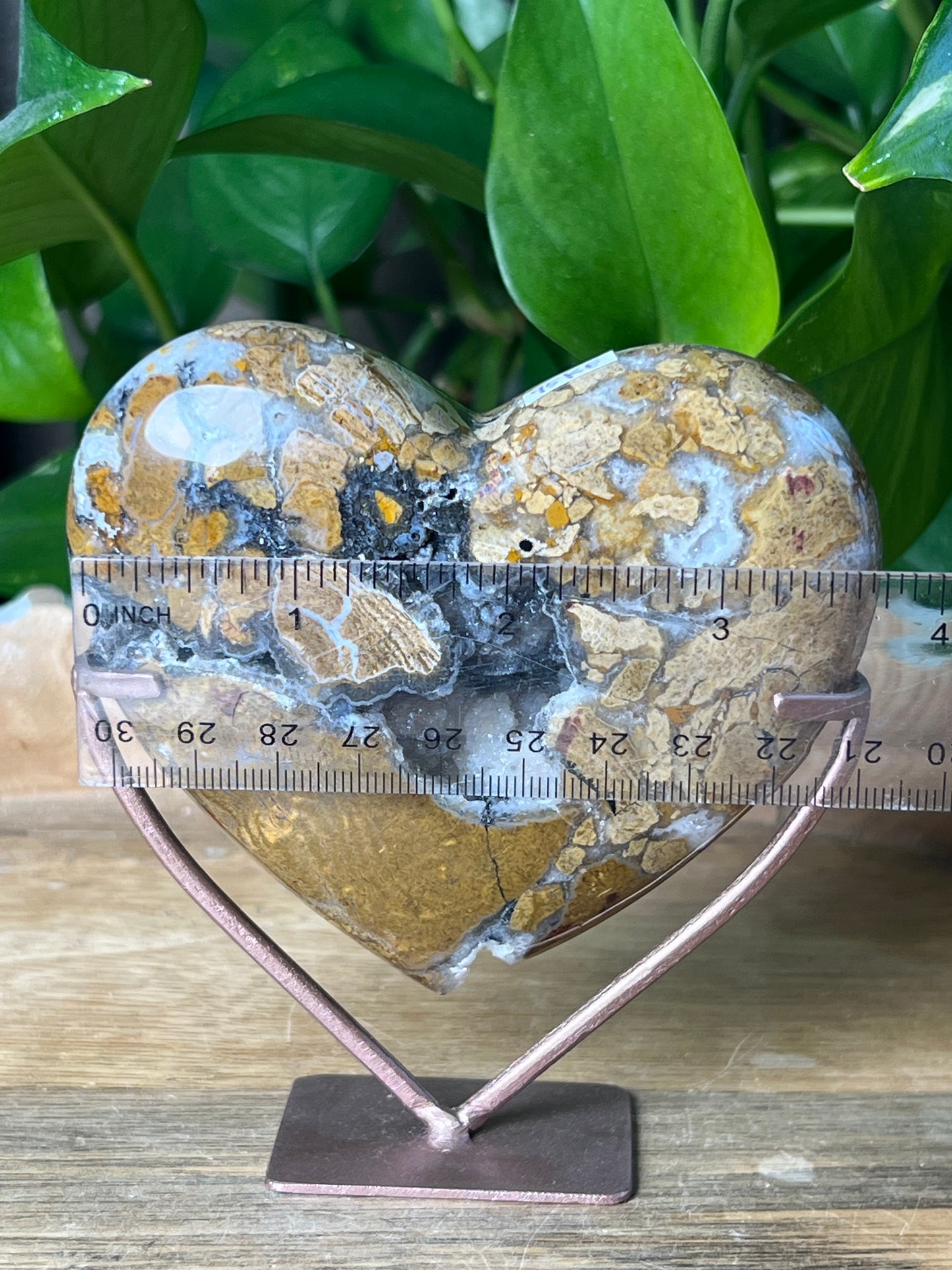 Brecciated Jasper Heart