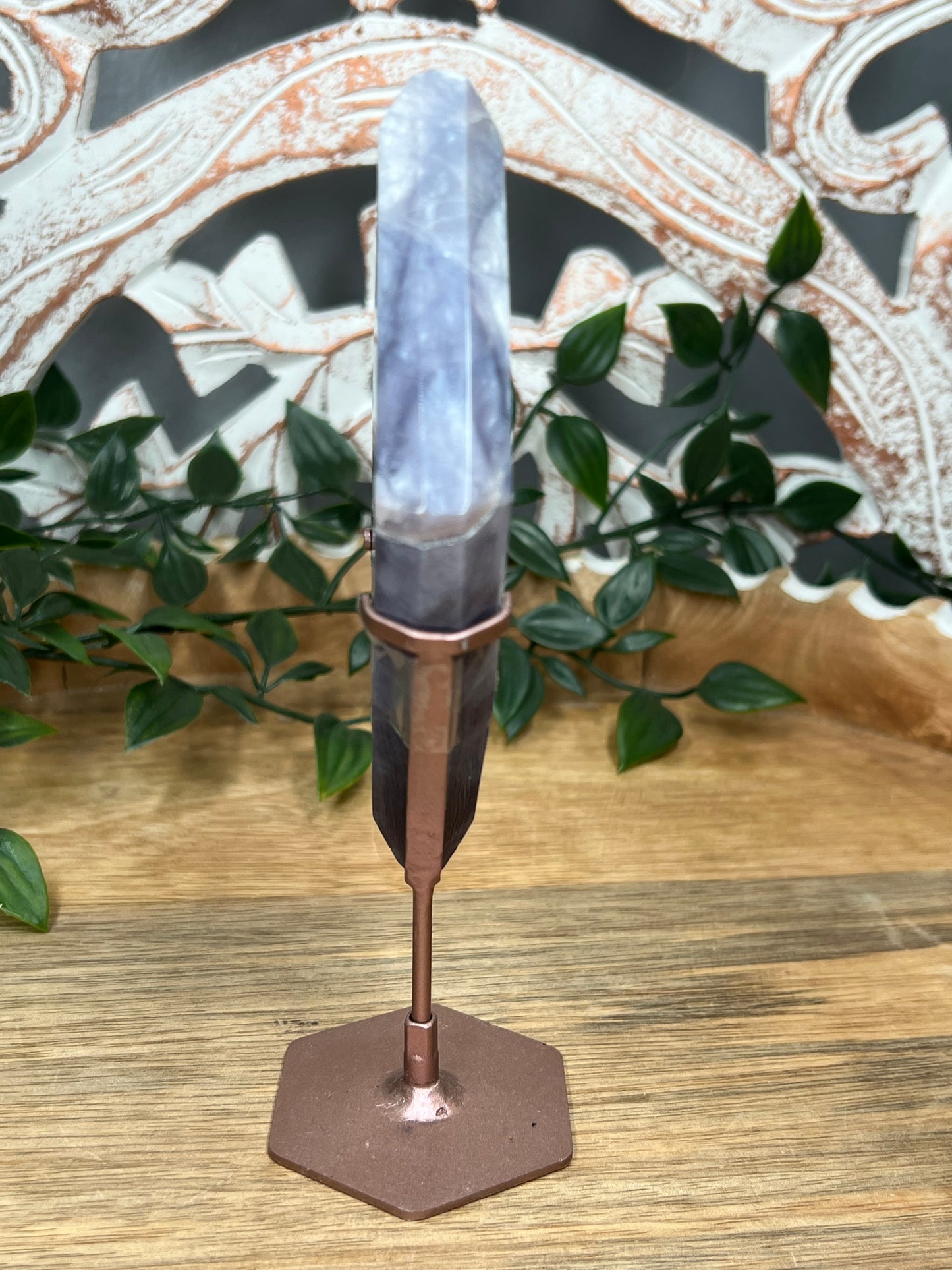 Purple Chalcedony Diamond