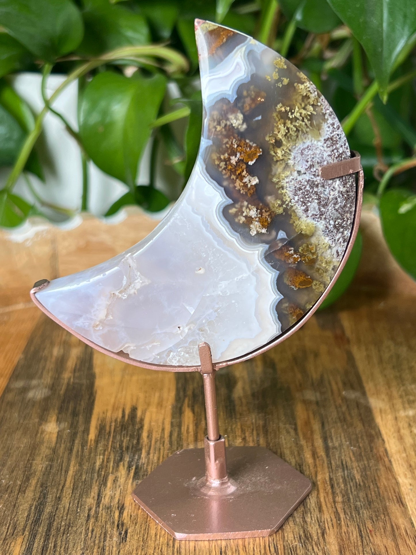 Scenic Moss Agate Moon