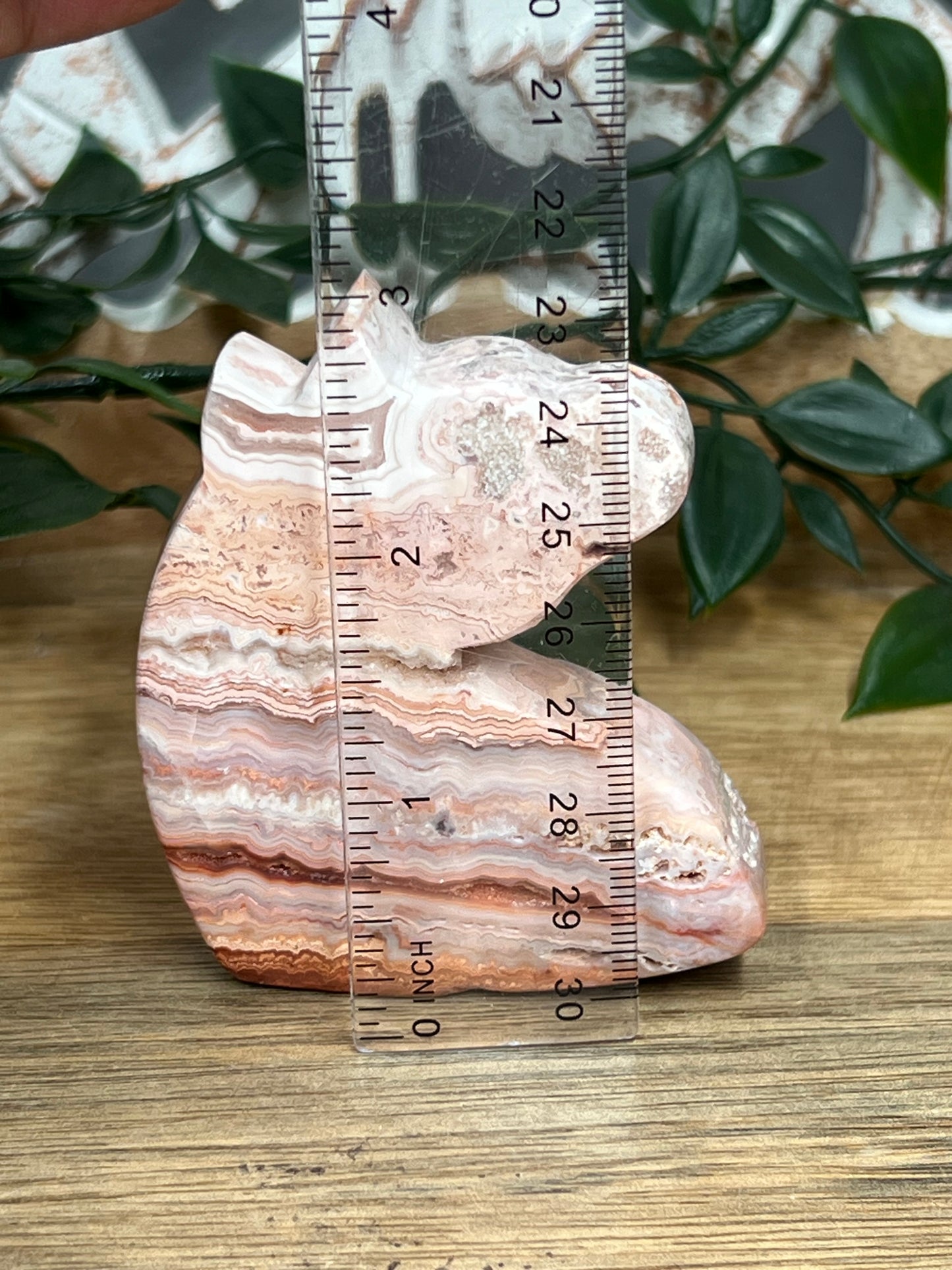 Pink Crazy Lace Agate Unicorn