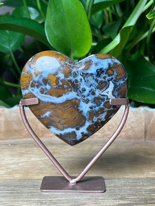 Brecciated Jasper Heart