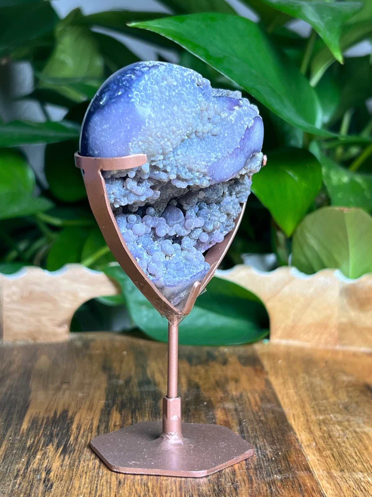 Grape Agate Heart: KK