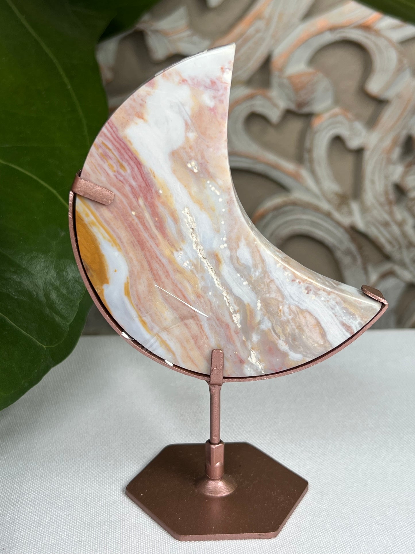 Milky Jasper Moon