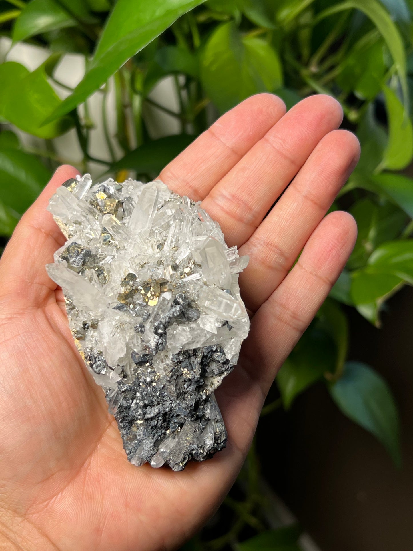 Rainbow Pyrite Quartz