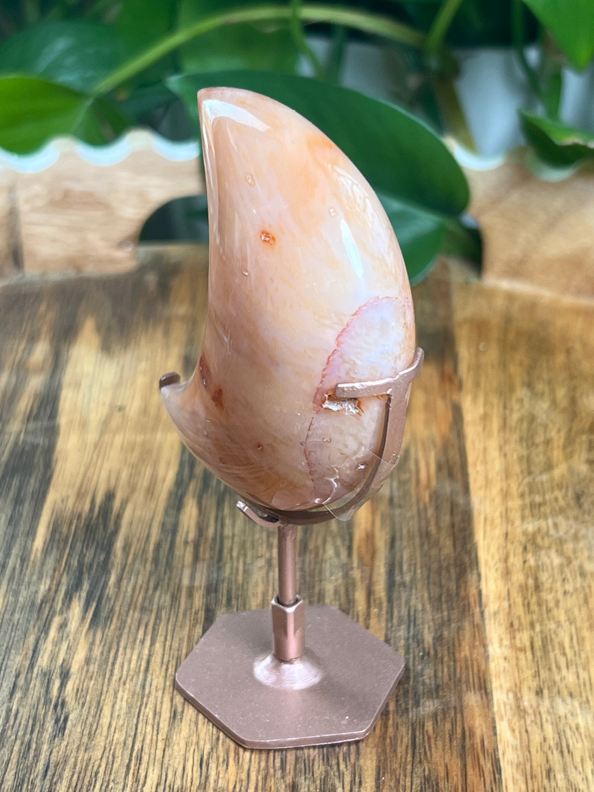Carnelian Mini Puffy Moon: S