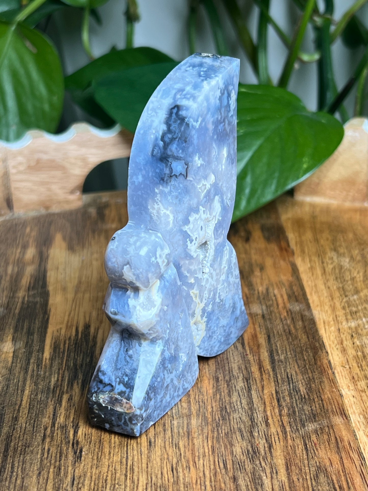 Blue Plume Agate Fairy: KB