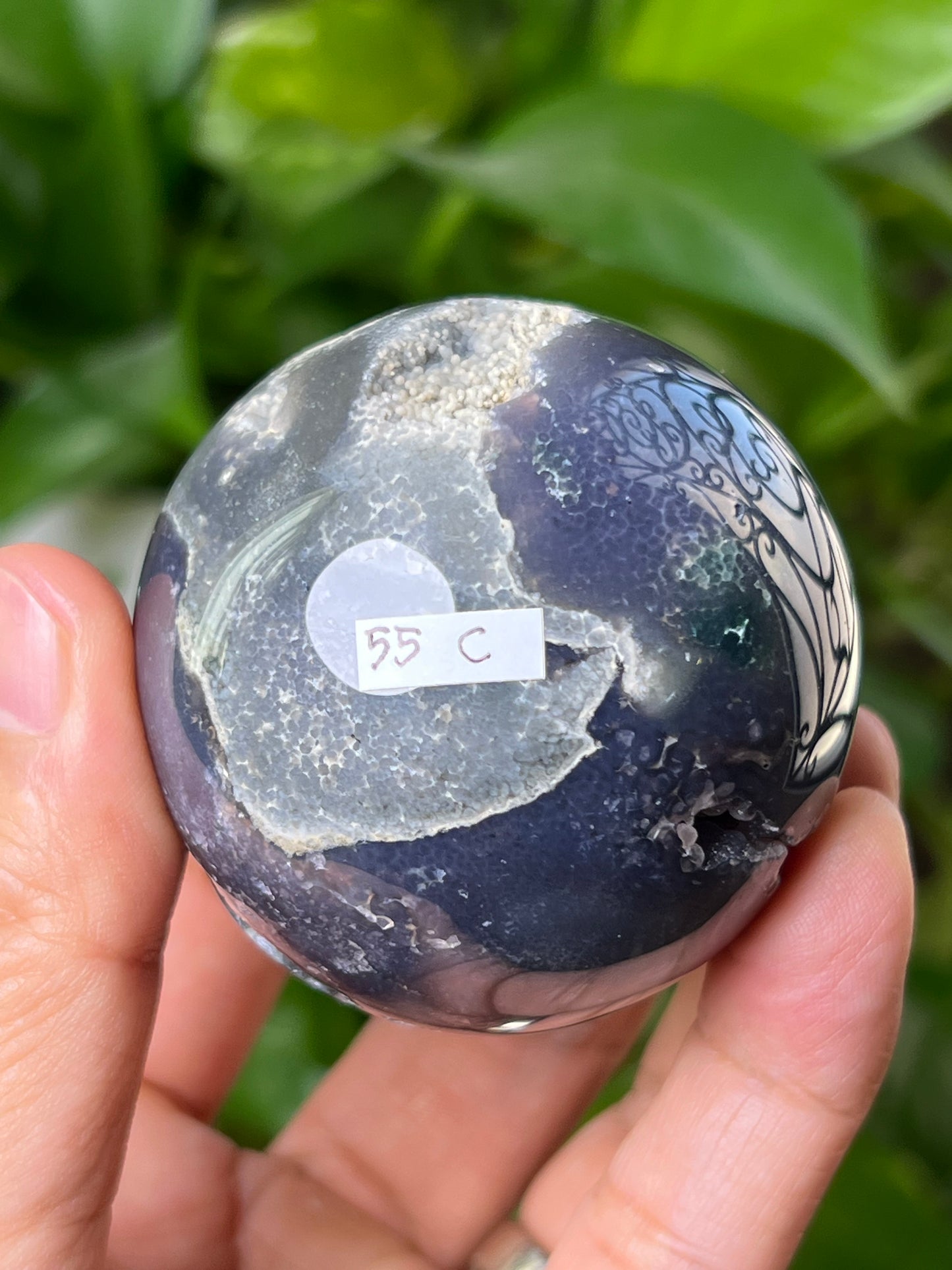 Grape Agate Sphere