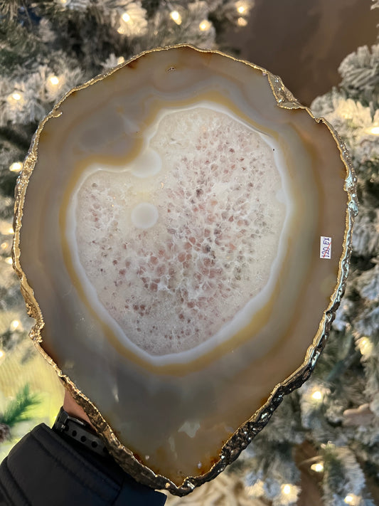 Brazilian Coaster Gold Platted