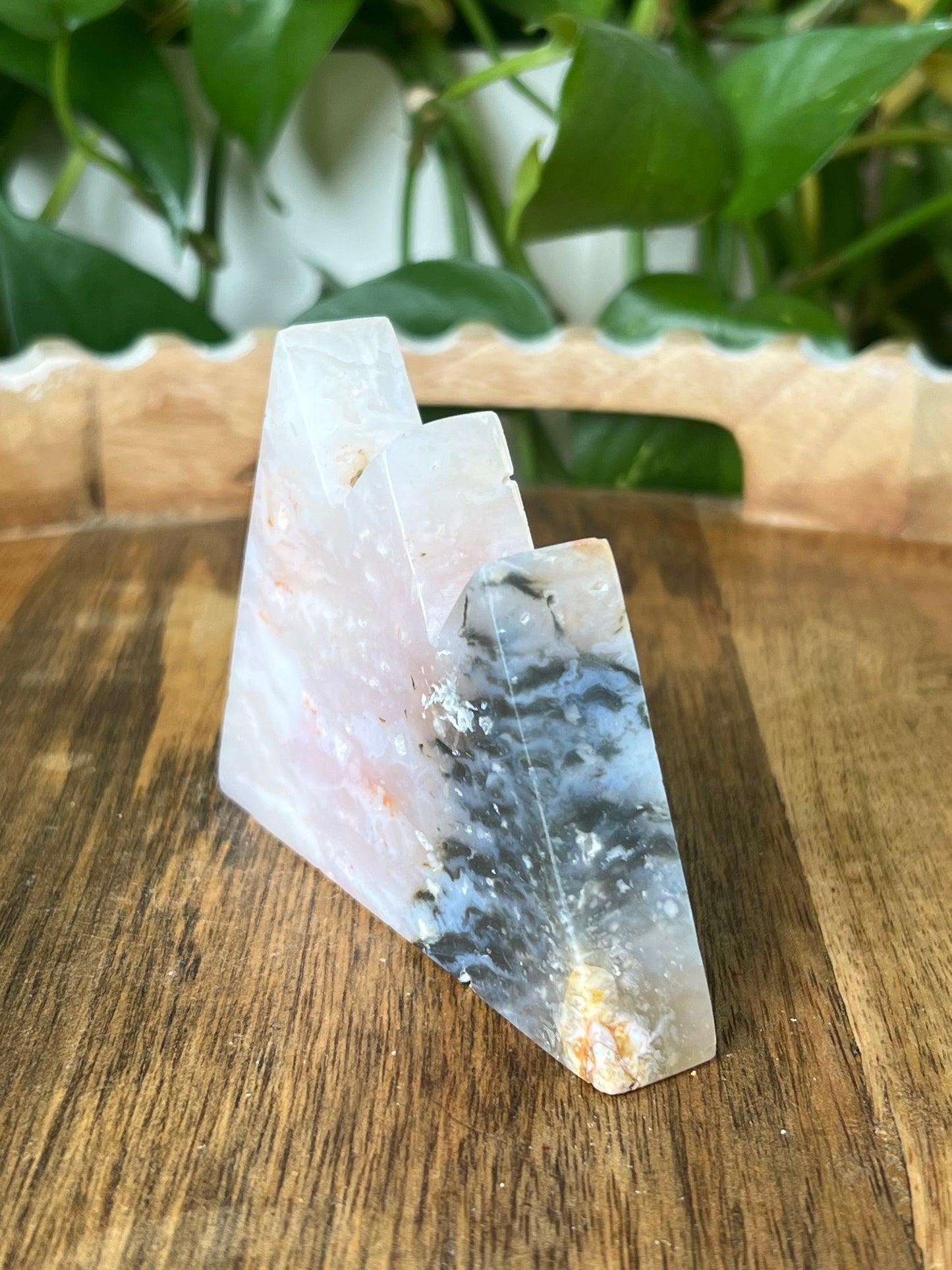 Rainbow Plume Agate Mountain