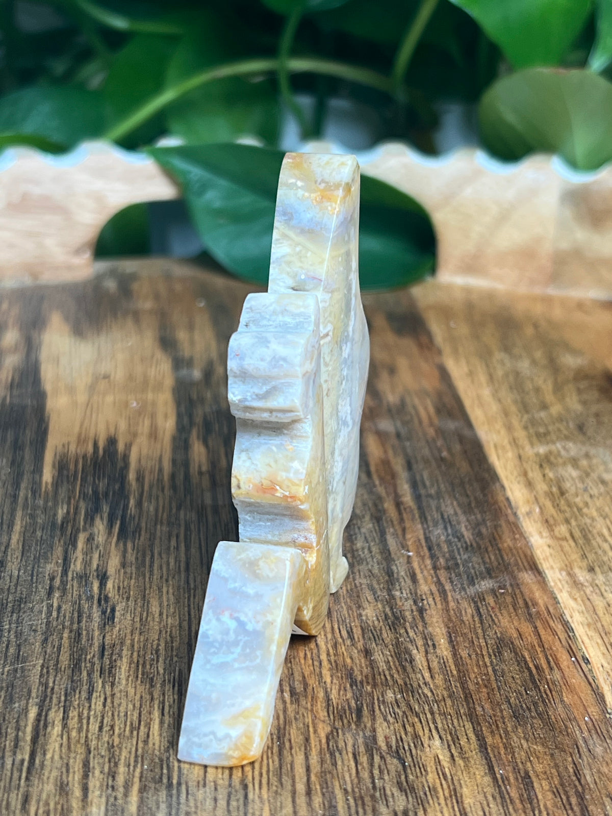 Sumatra Plume Agate Pixie Fairy: E